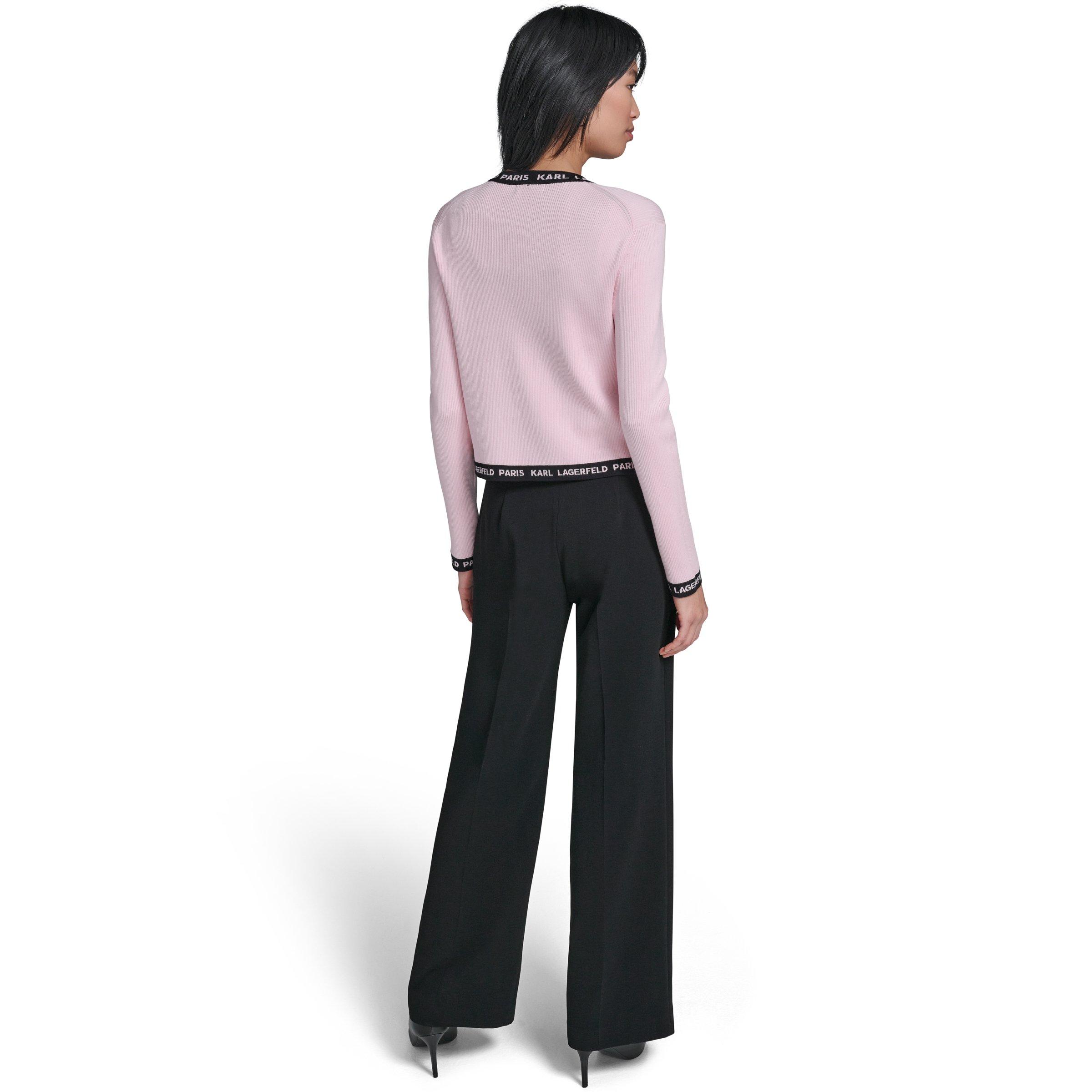 Ballet Slipper - Karl Lagerfeld - Women's Sportswear Cardigan - 3