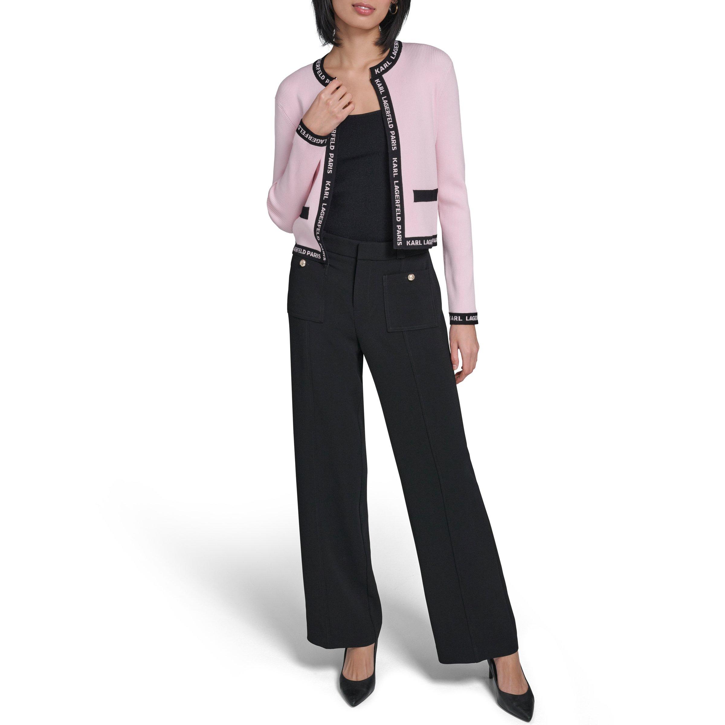 Ballet Slipper - Karl Lagerfeld - Women's Sportswear Cardigan - 4