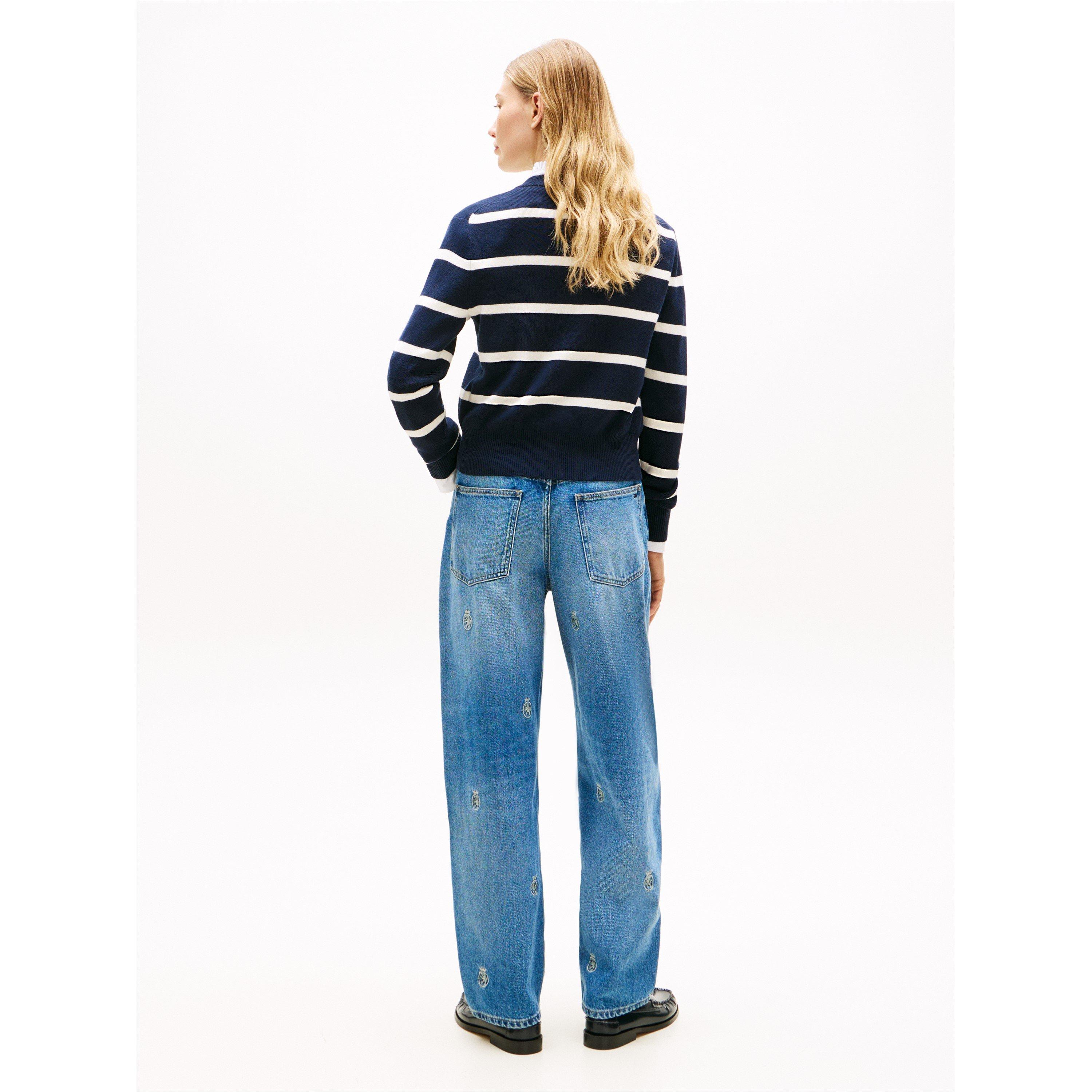 Dk Night/Ivory - Tommy Hilfiger - Tommy C-Nk Cardi Ld63 - 5