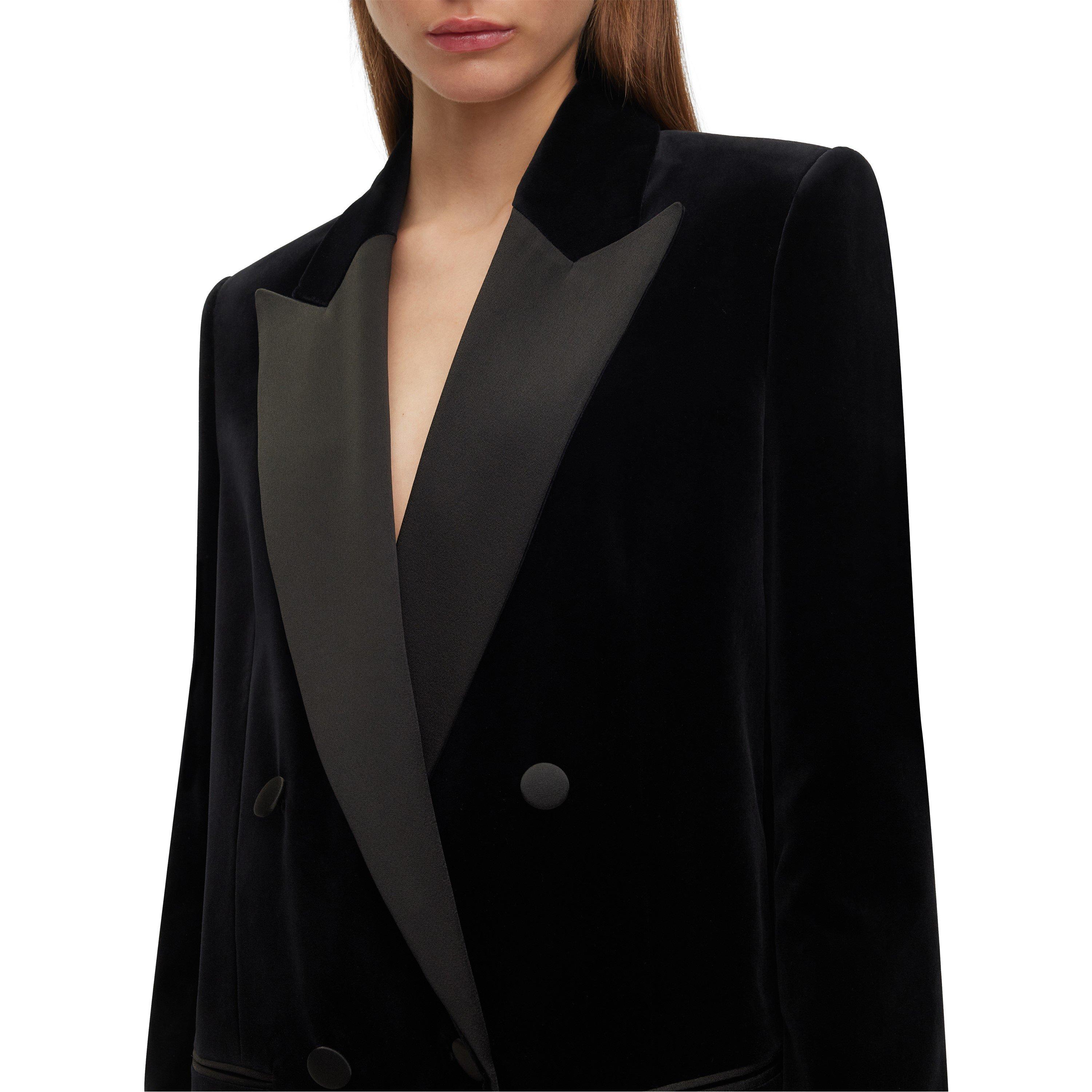 Black - Boss - Women's Formal Jacket - 4