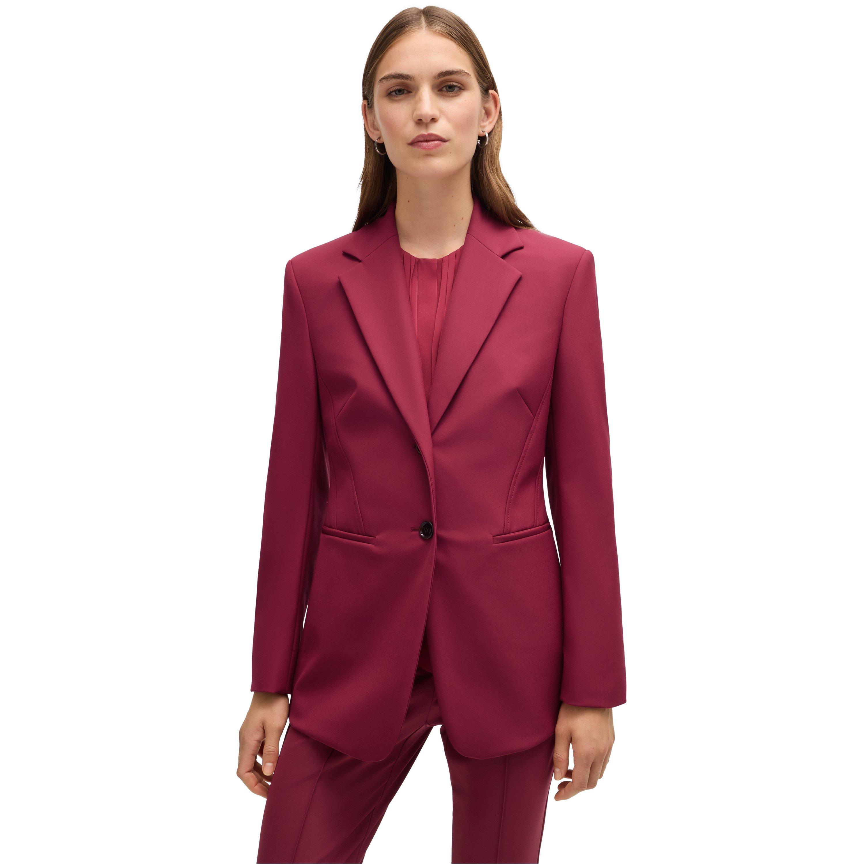 Dark Red - Boss - Women's Jizena Formal Jacket - 2