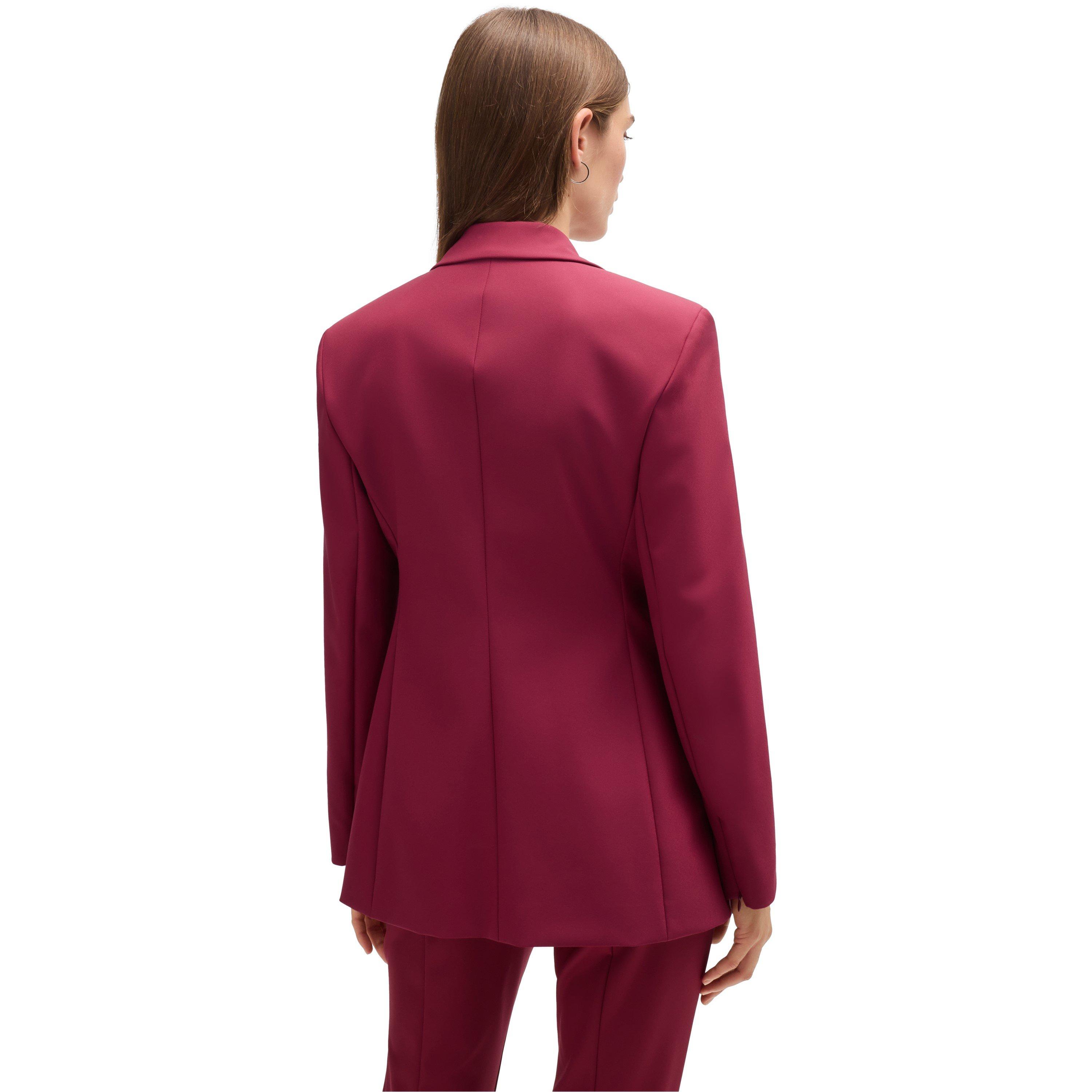 Dark Red - Boss - Women's Jizena Formal Jacket - 3