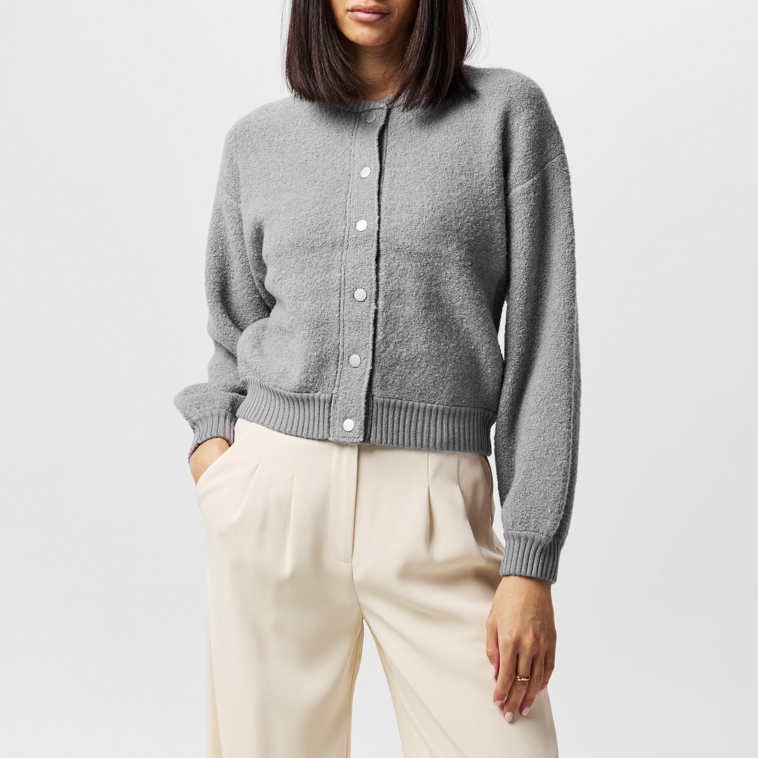French Connection Women's Melissa Knitted Cardigan - Dove Grey - 8 (XS)