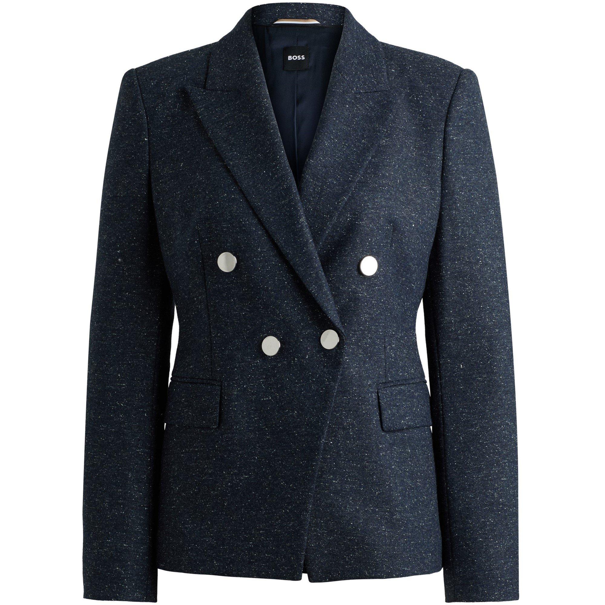 Dark Blue - Boss - Women's Jia Db2a Formal Jacket - 1