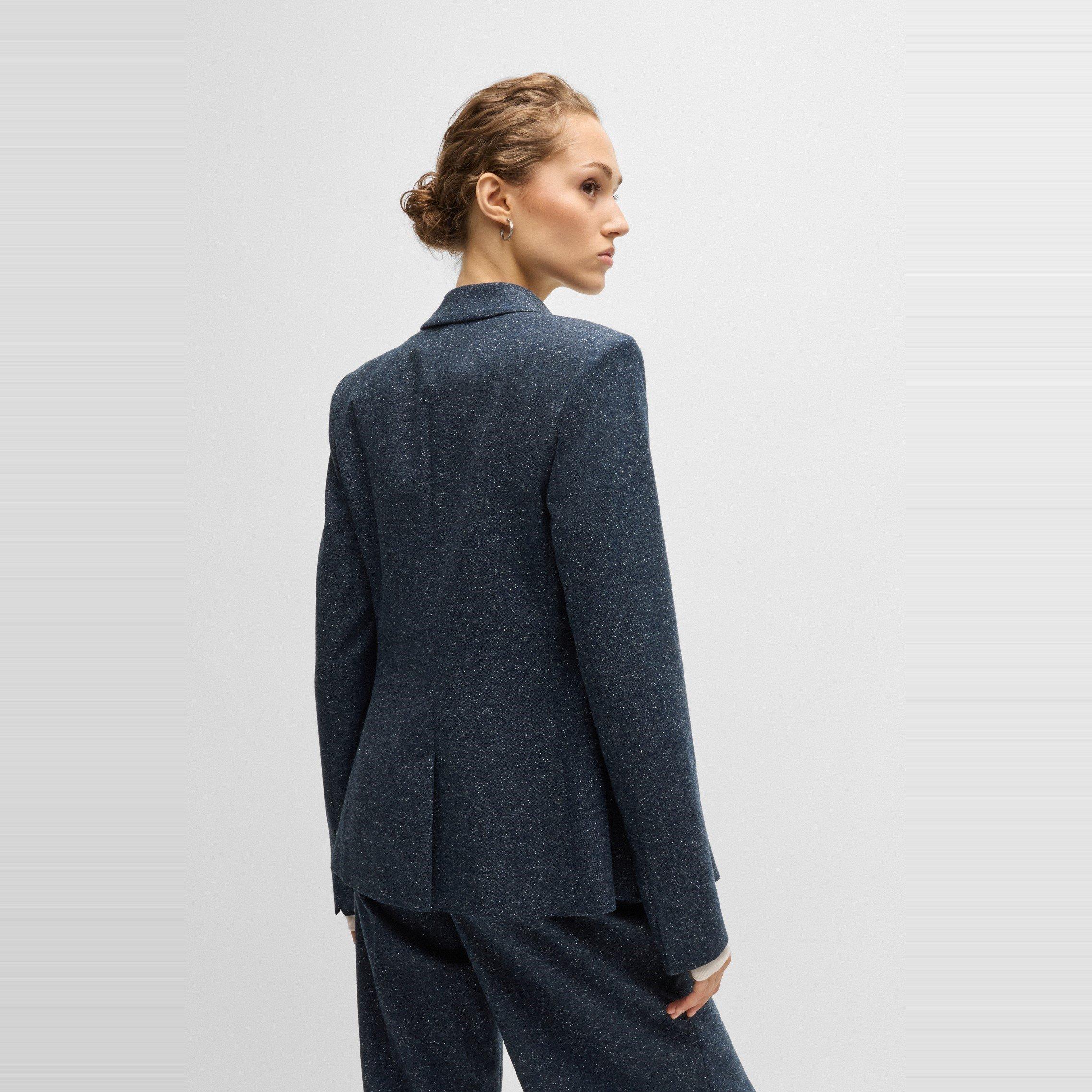 Dark Blue - Boss - Women's Jia Db2a Formal Jacket - 3