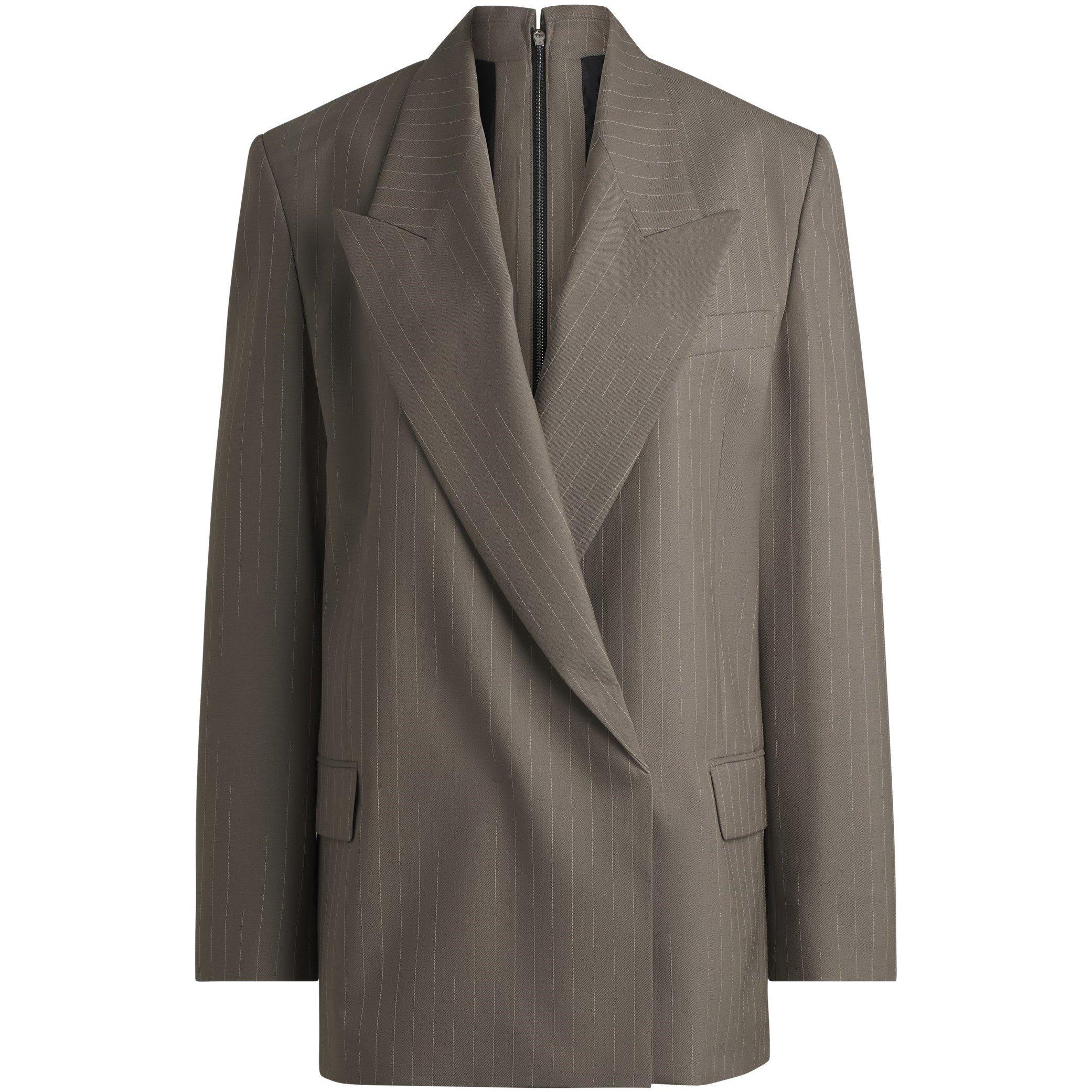 Open Grey - Boss - Women's Jafranci1 Structured Formal Jacket - 1