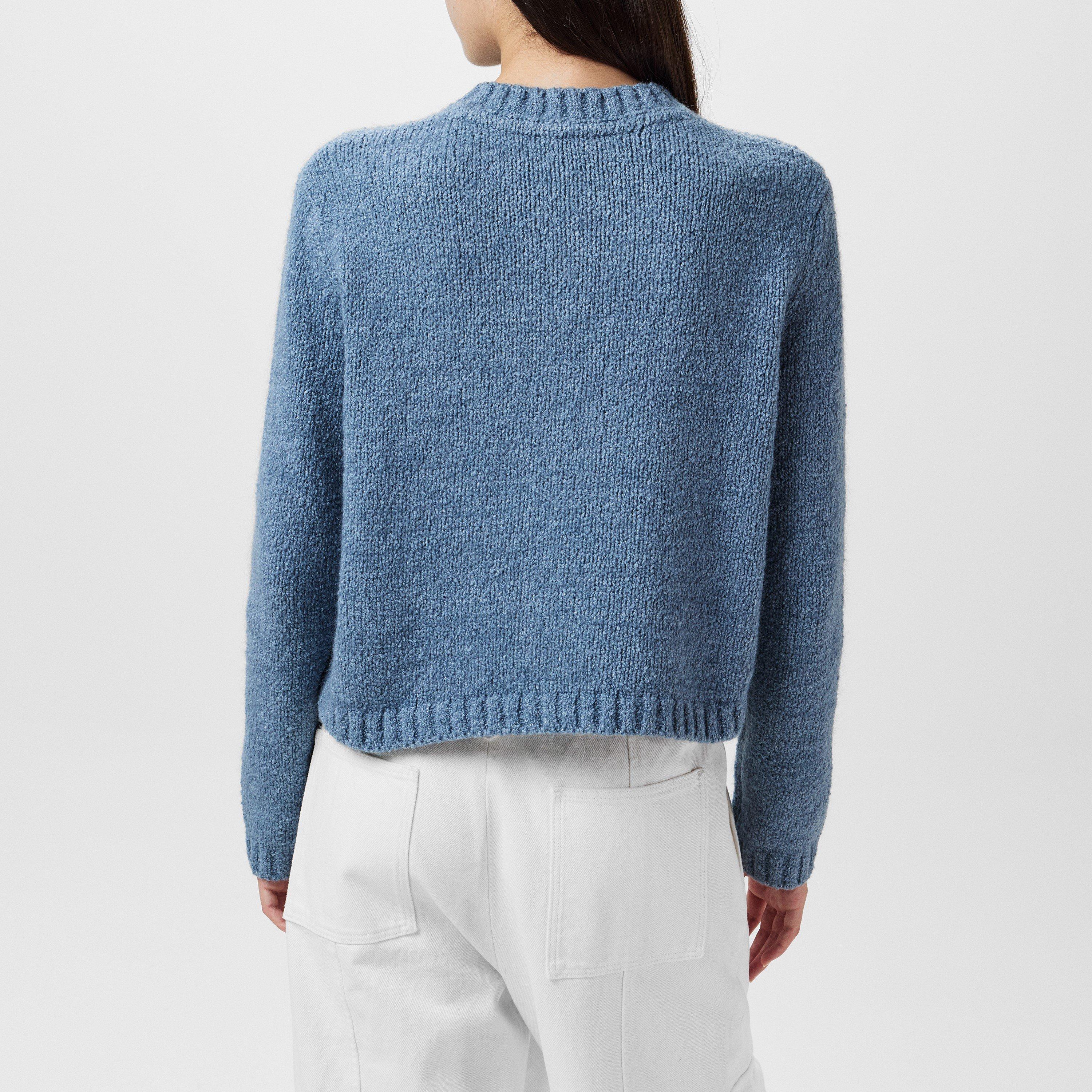 Flint Blue - Tommy Hilfiger - Women's Textured Gold Button Cardigan - 3