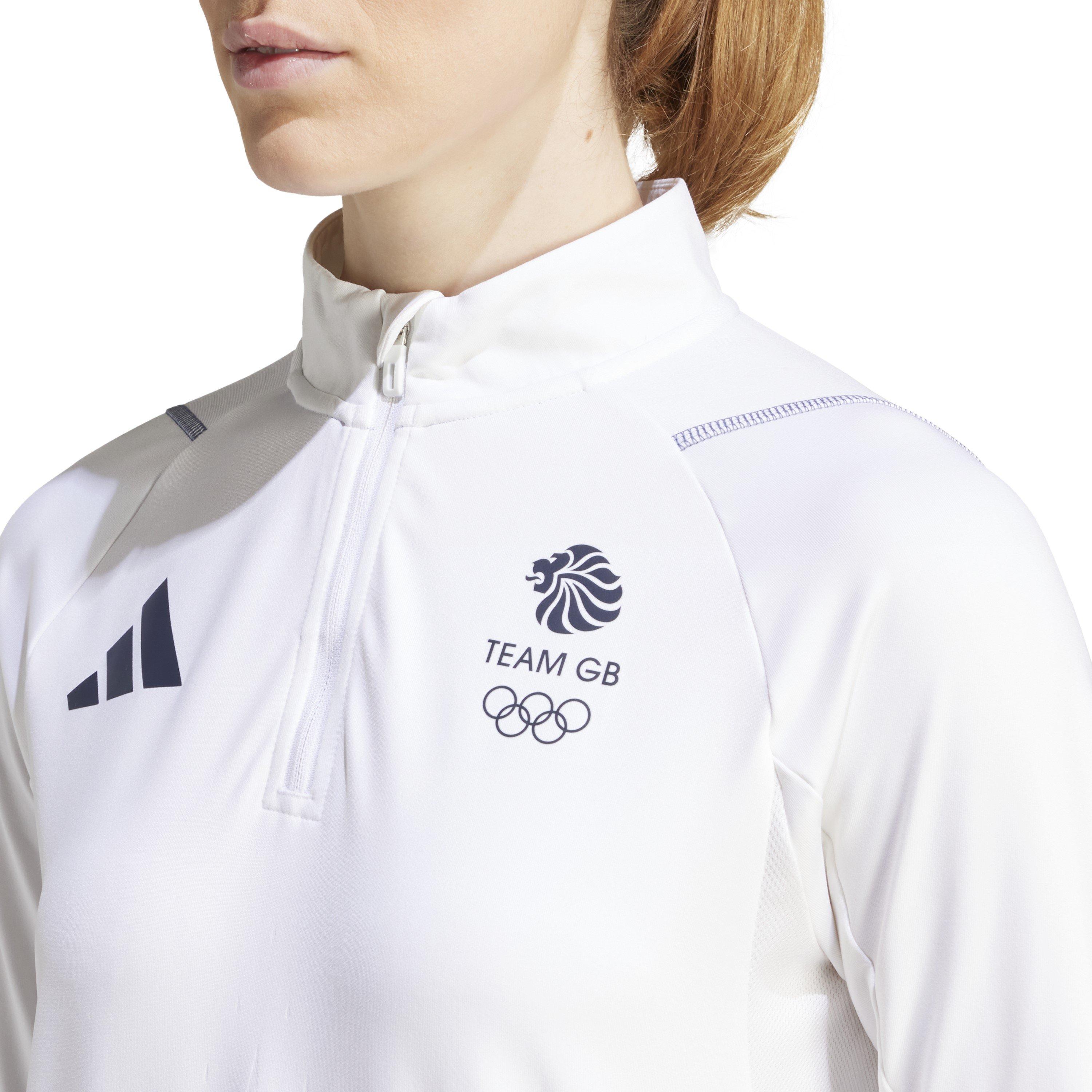 Bijela - adidas - Team Gb Trtop W Tracksuit Top Womens - 5