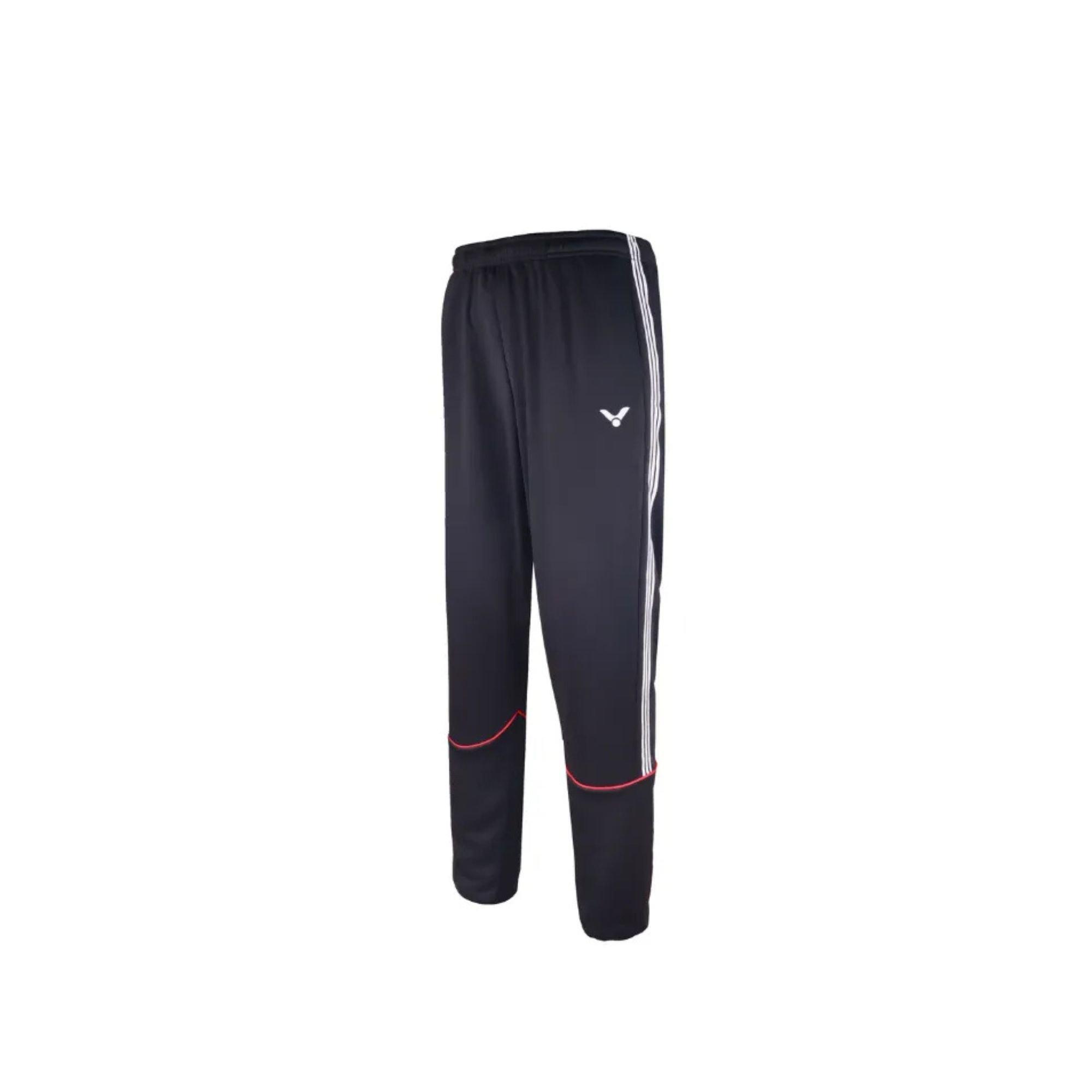 Black - Victor - Men's Open Hem Tracksuit Joggers - 2