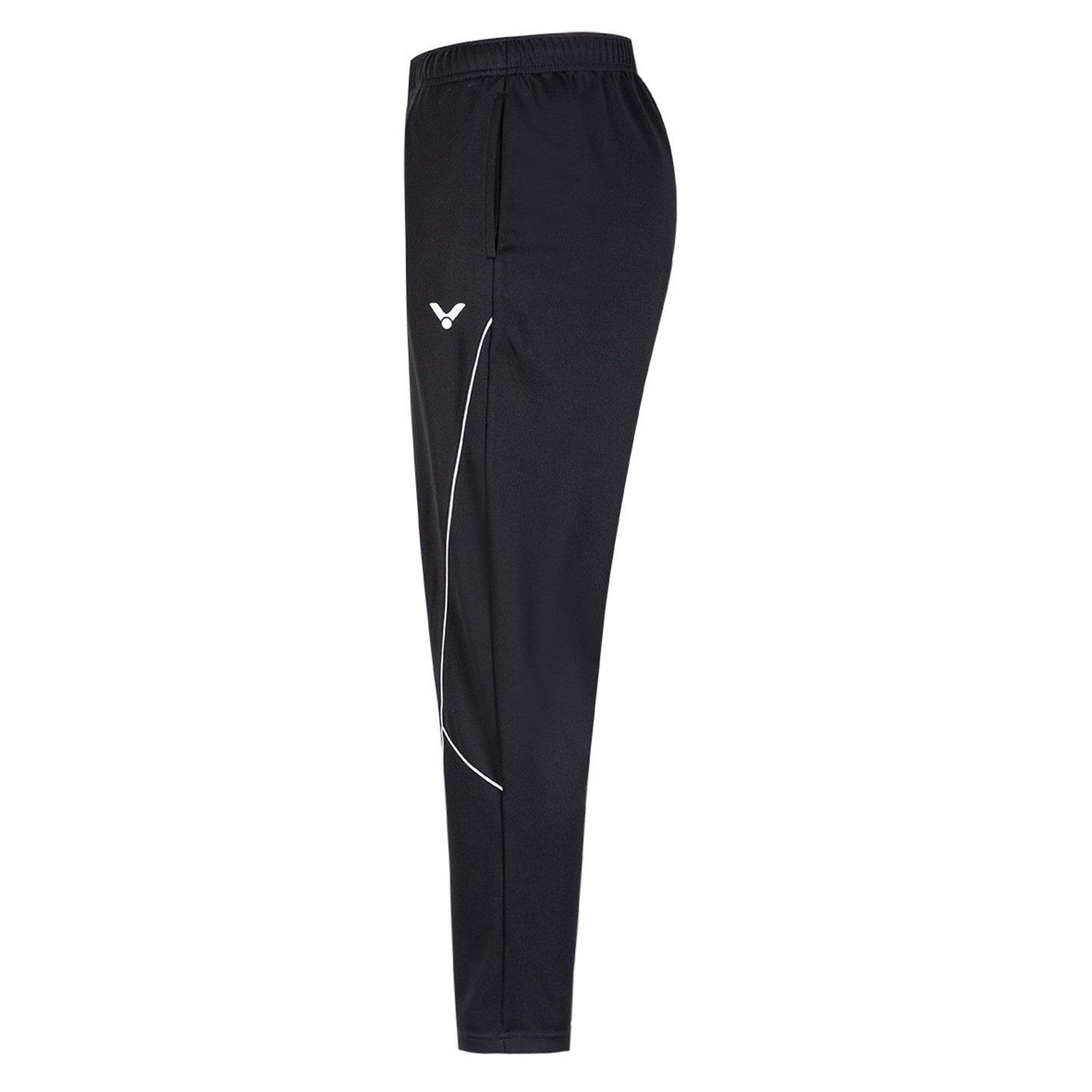 Black - Victor - Mens Open Hem Tracksuit Joggers - 2
