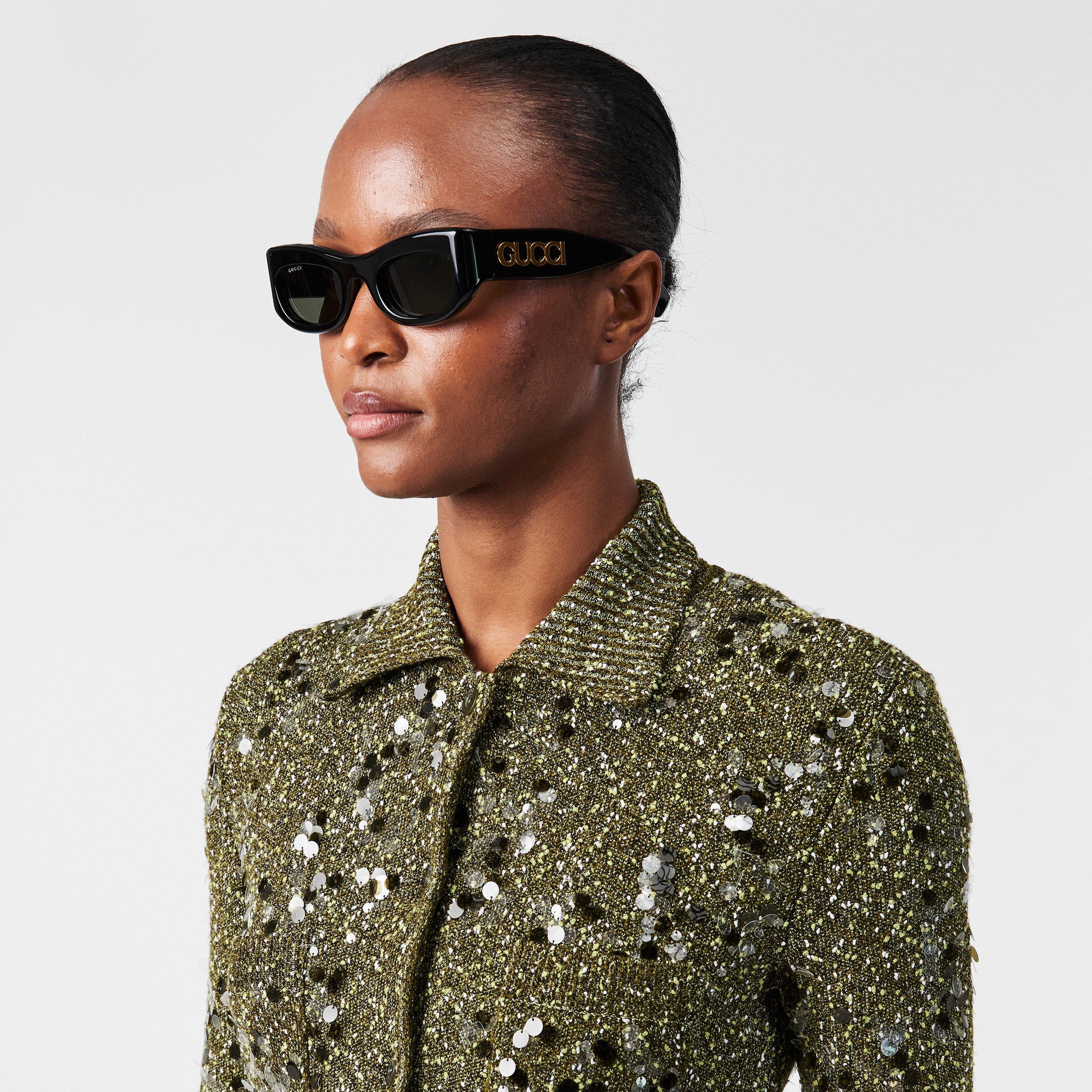 Military Green - Gucci - Sequin Knit Cardigan - 5