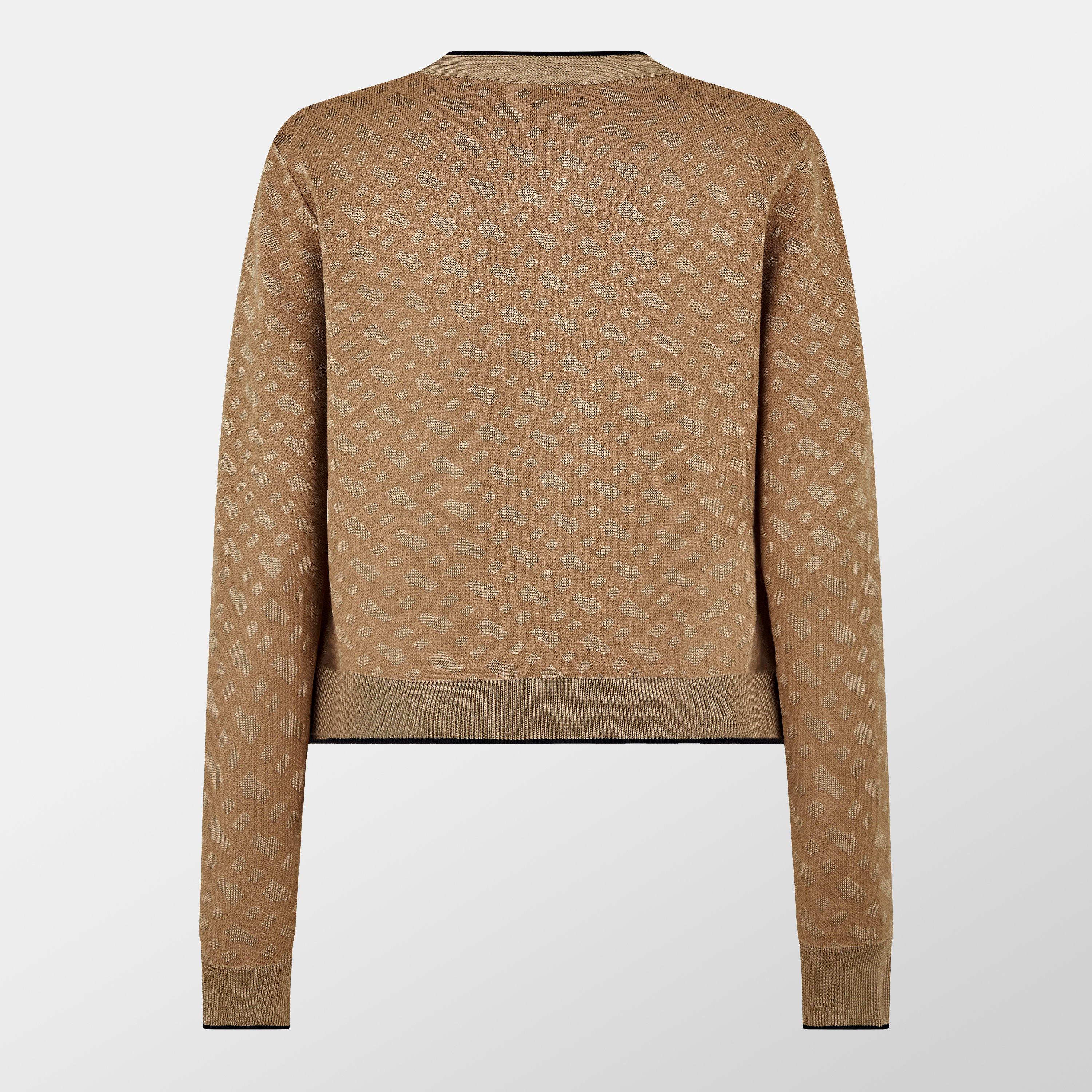 Med Beige - Boss - Women's BB Knitted Cardigan, Fabric Style - 2