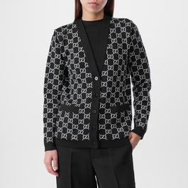 Gucci Gg Reversible Jacquard Cardigan