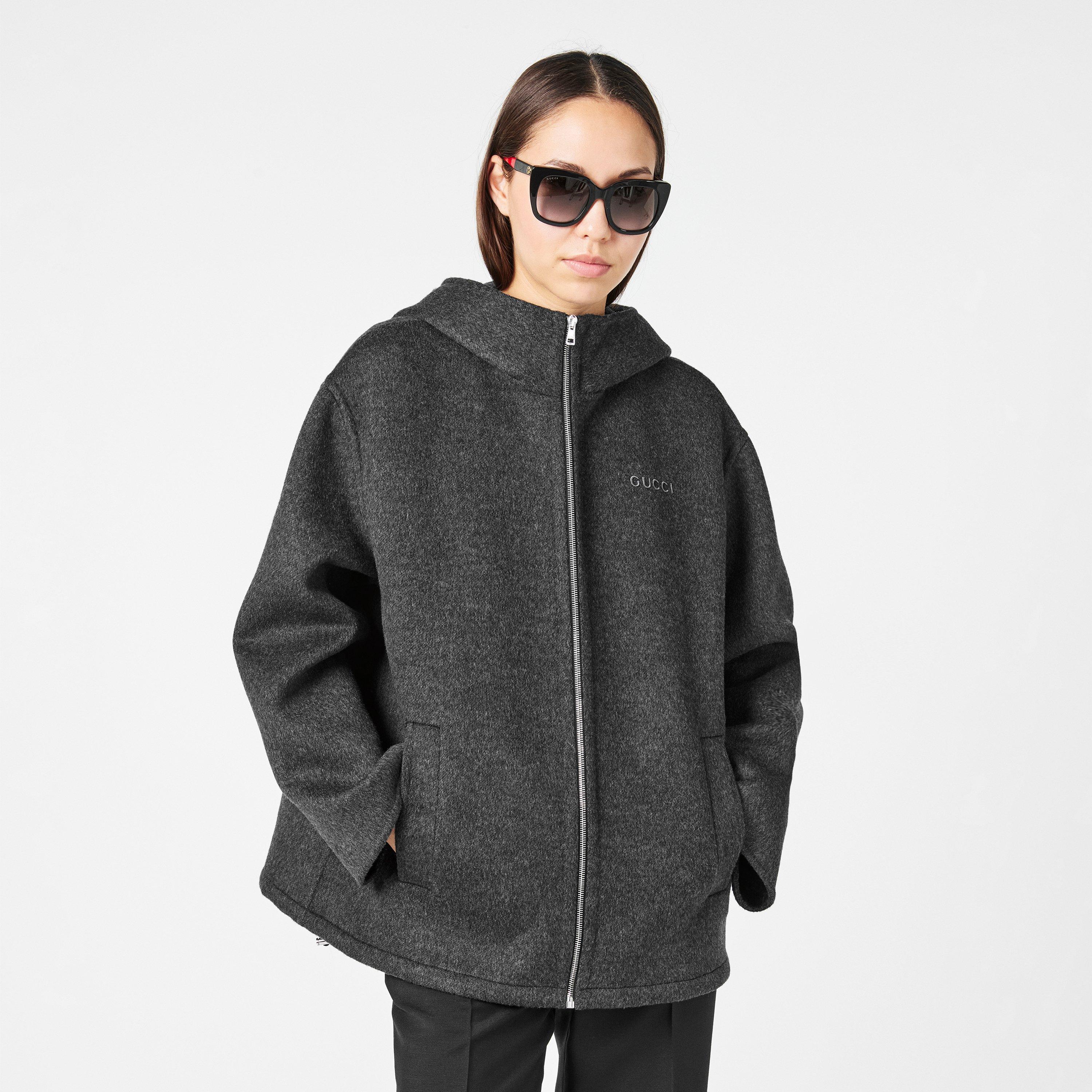 Grey Mix - Gucci - Silk GG Jacket - 3