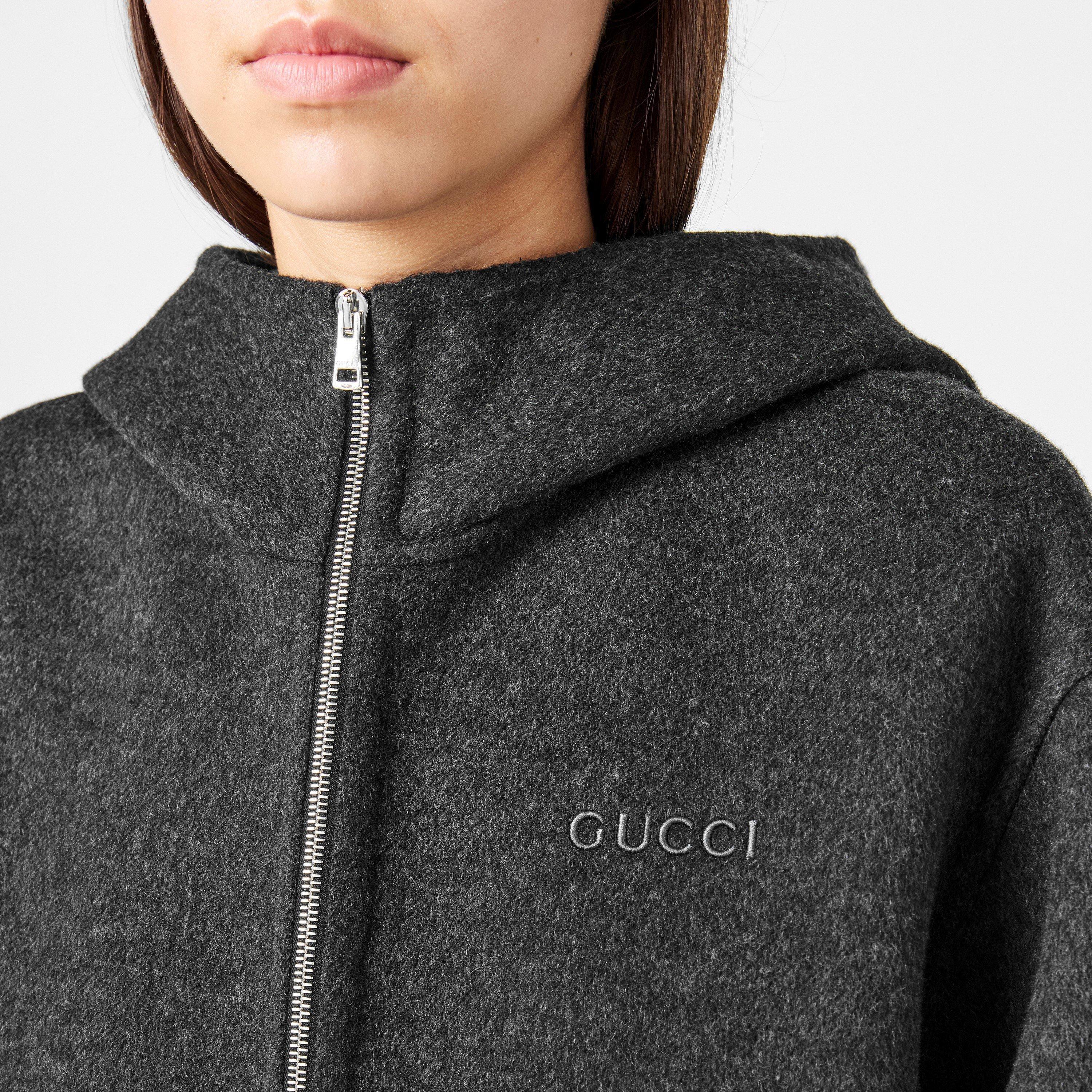 Grey Mix - Gucci - Silk GG Jacket - 5