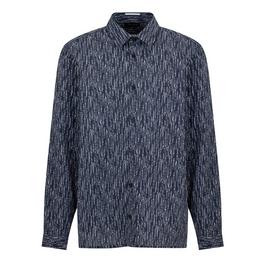 Ted Baker Men's Rietij Long-Sleeve Patterned Shirt
