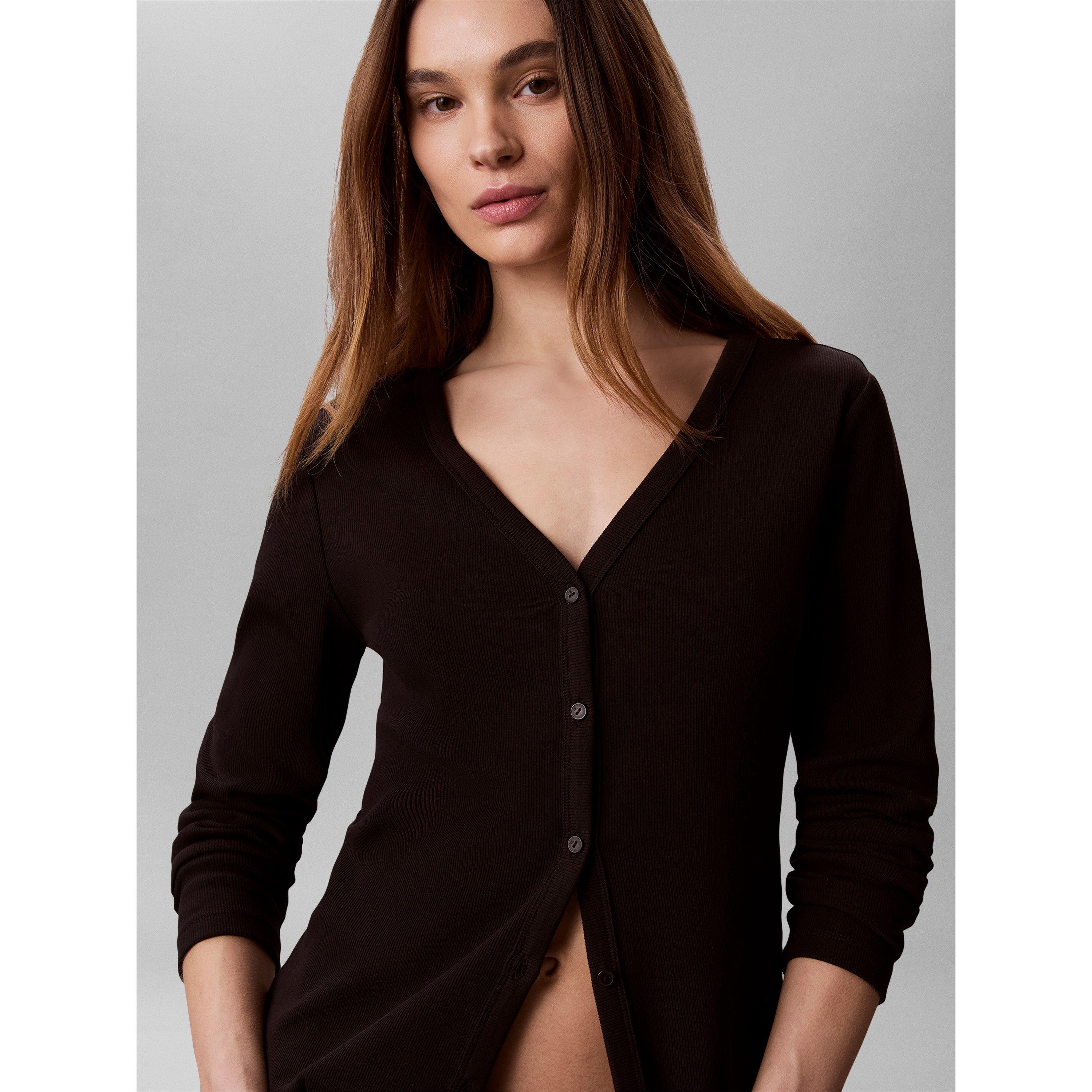 Black - Calvin Klein Jeans - Women's CKJ Cardigan - 3