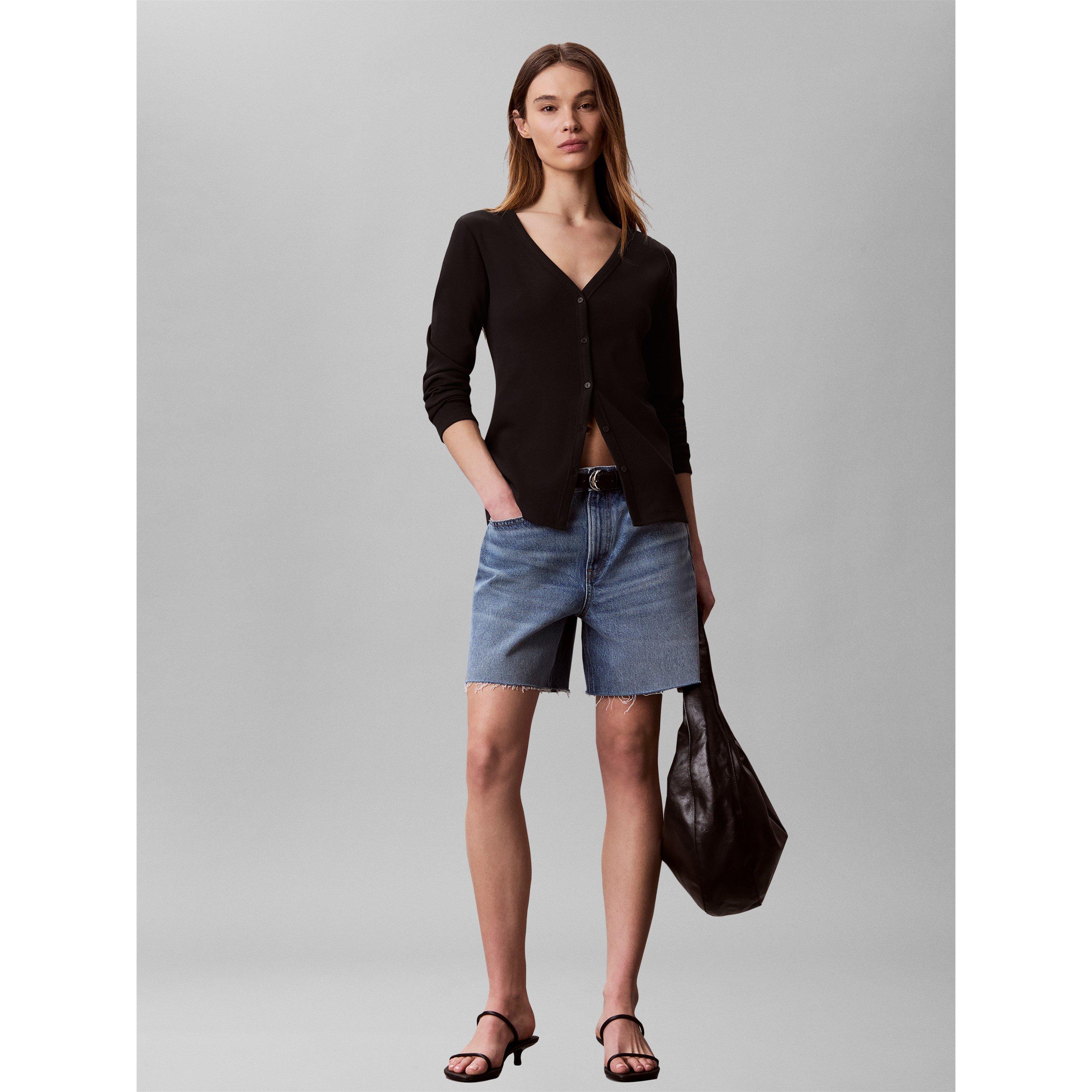 Black - Calvin Klein Jeans - Women's CKJ Cardigan - 6