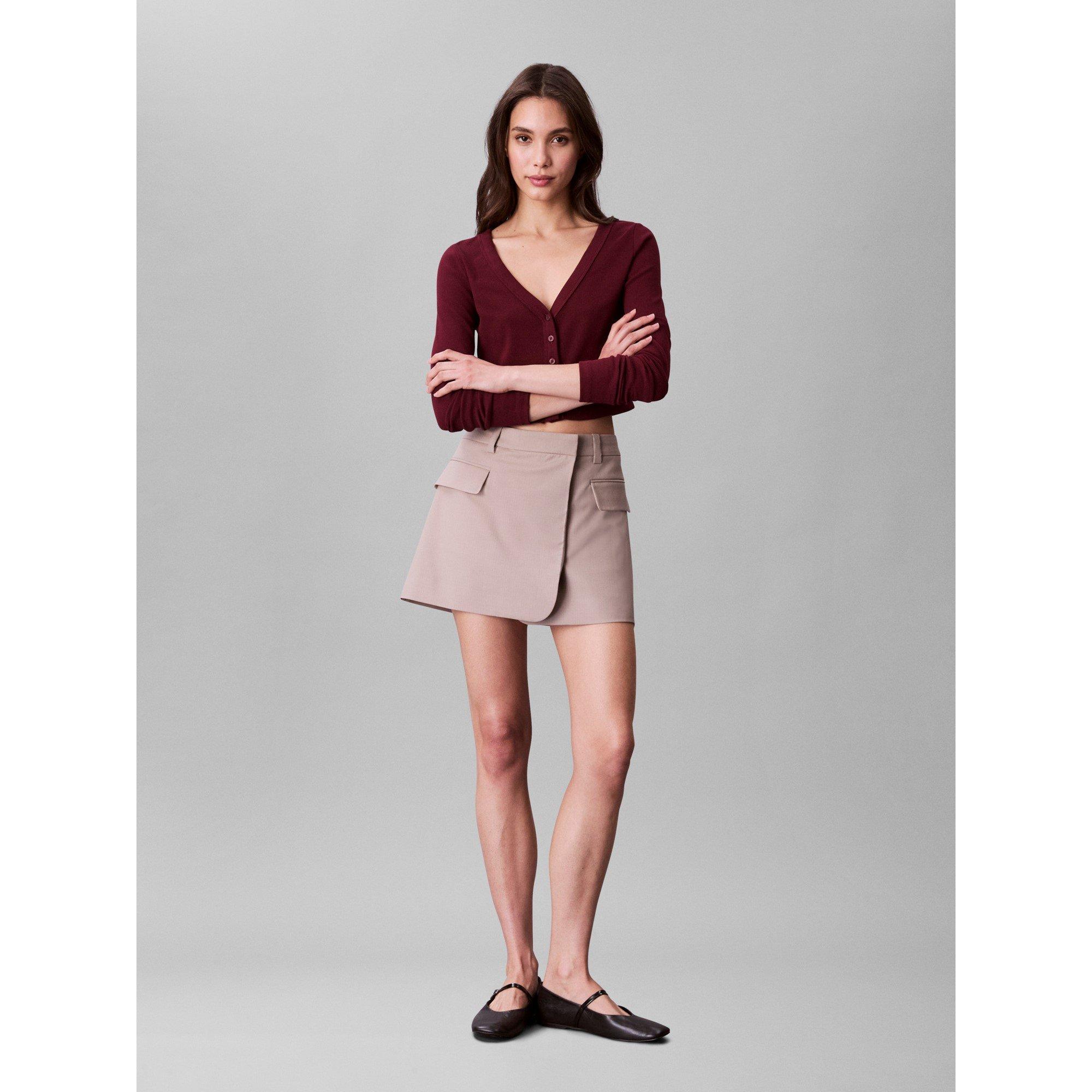 Deep Rouge - Calvin Klein Jeans - Women's CKJ Cardigan - 4