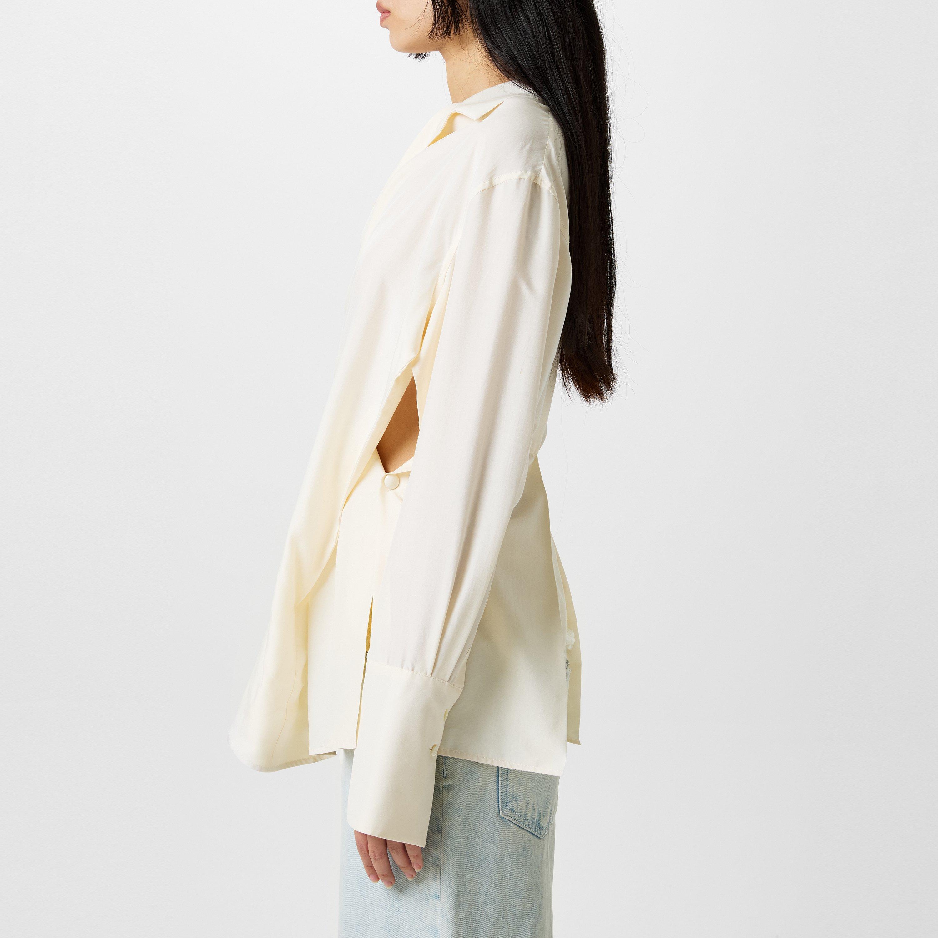 Ecru - GIVENCHY - Silk Cardigan - 2