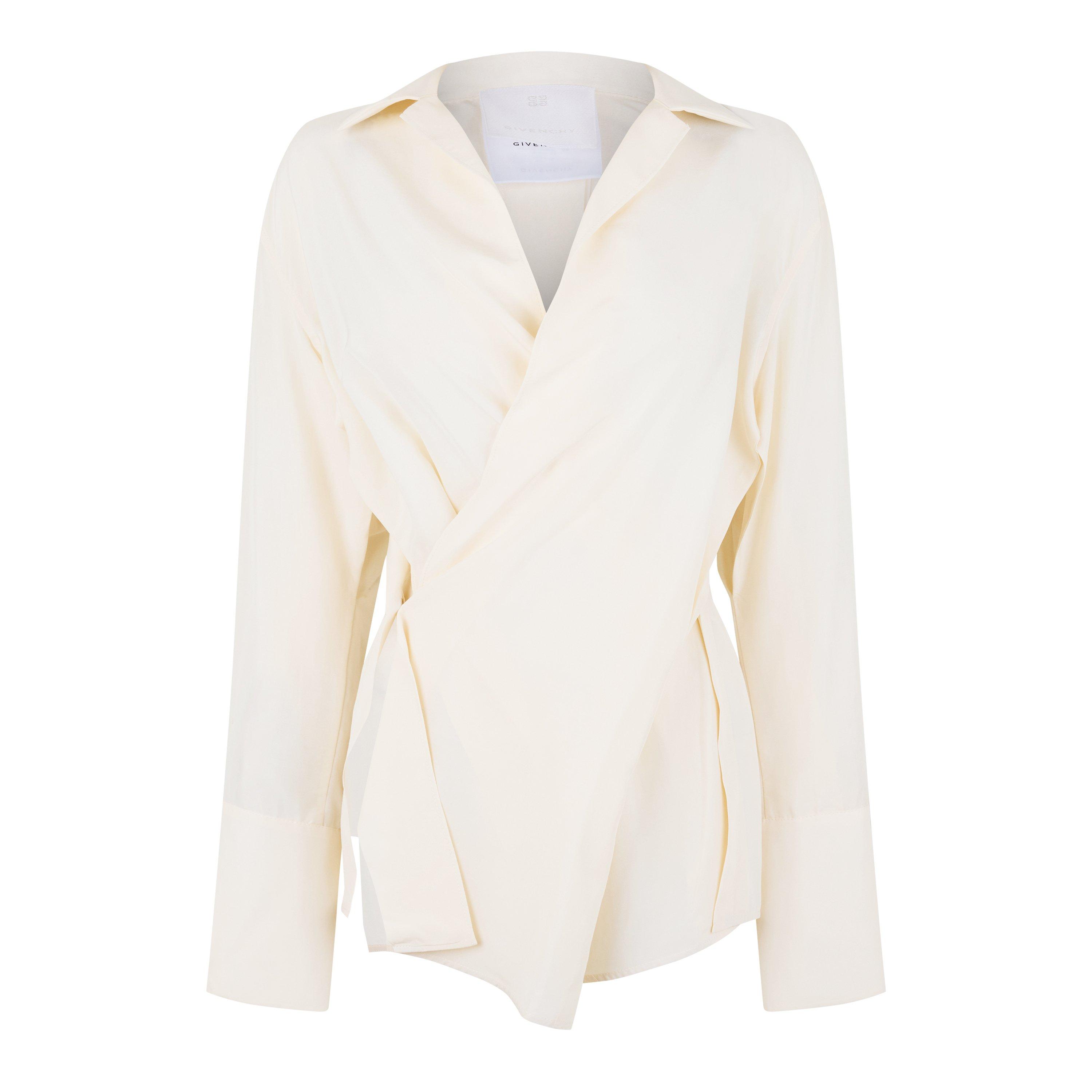 Ecru - GIVENCHY - Silk Cardigan - 5