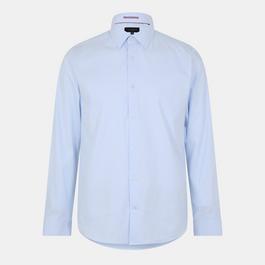 Ted Baker Hart Blue Diamond Dot Slim Shirt
