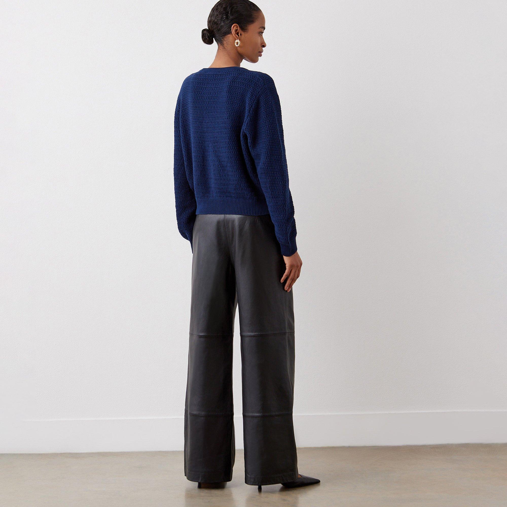 Navy - Finery - Saskia Button Up Cardigan - 3