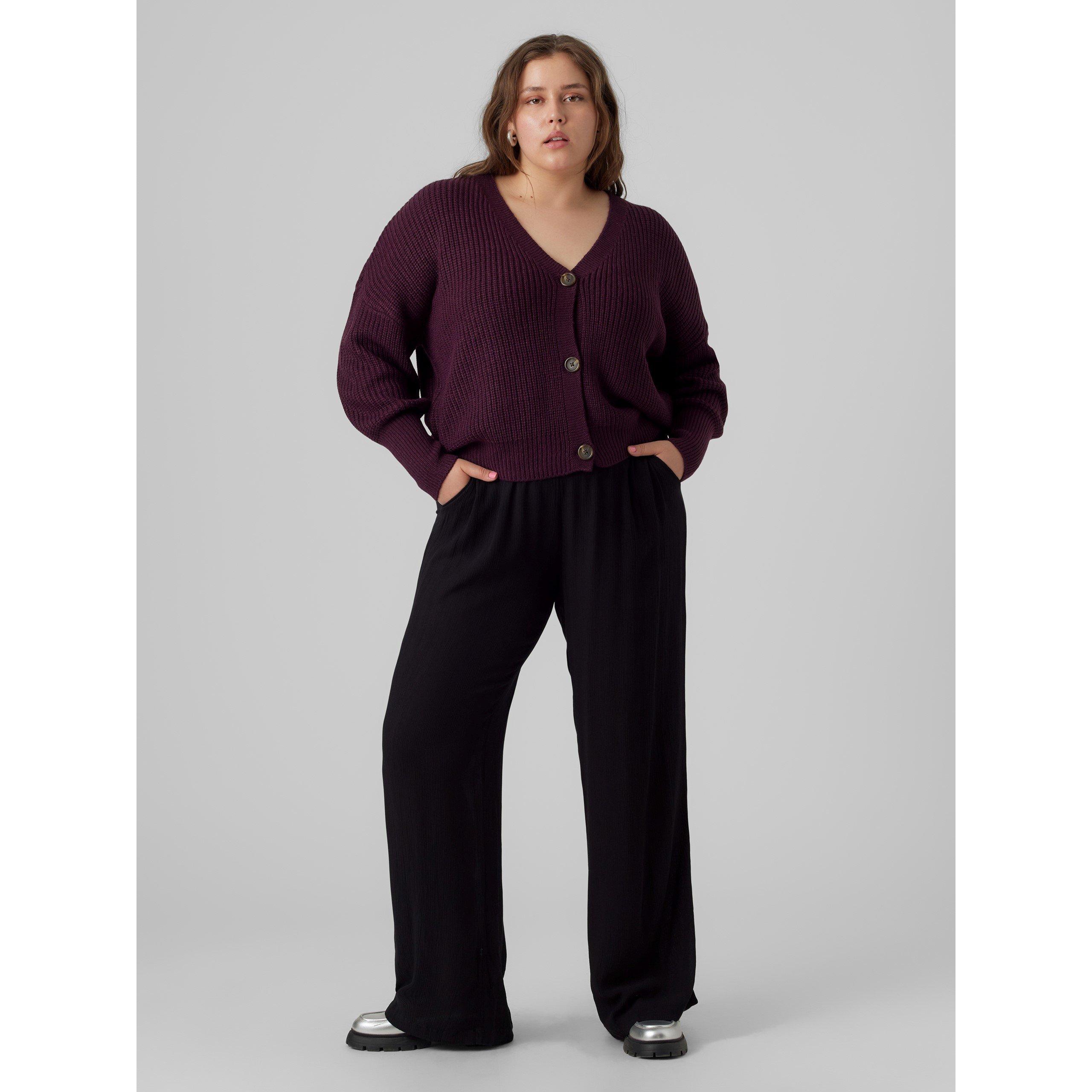 Wijnproeverij - Vero Moda - Women's Plus Size Cardigan - 2