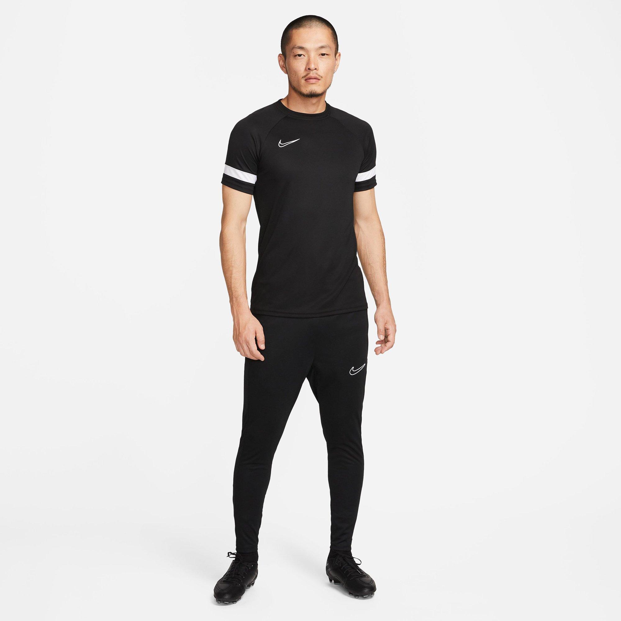 Blk/Blk/Blk/Wht - Nike - Dri FIT Academy Mens Zippered Football Pants - 3