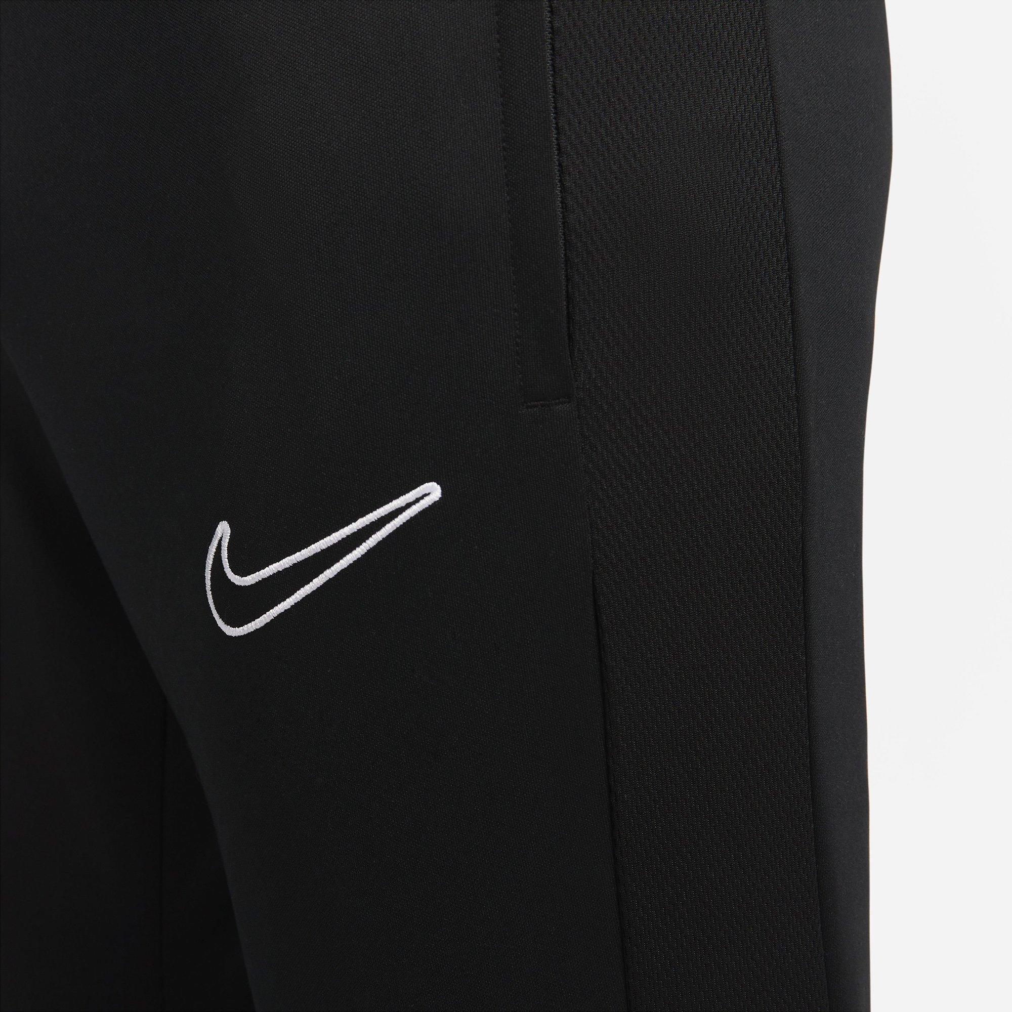 Blk/Blk/Blk/Wht - Nike - Dri FIT Academy Mens Zippered Football Pants - 4