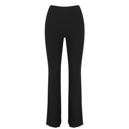 Good American Rib Slim Flare Trousers