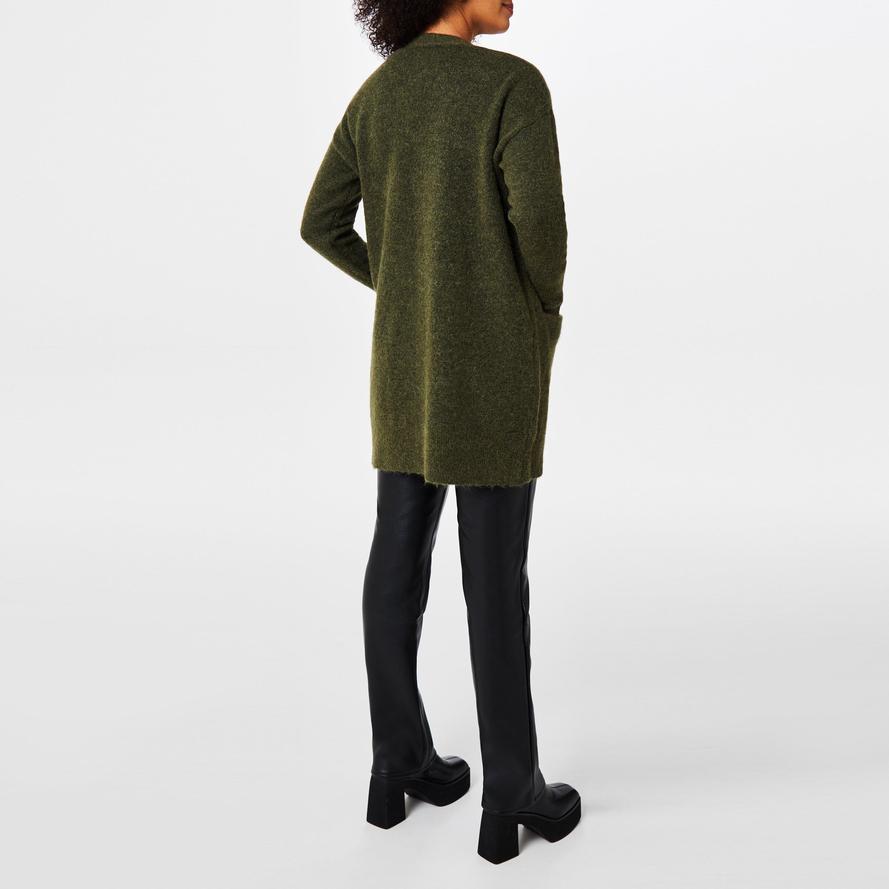 Mørkegrøn - Selected Femme - Lulu Cardigan - 3