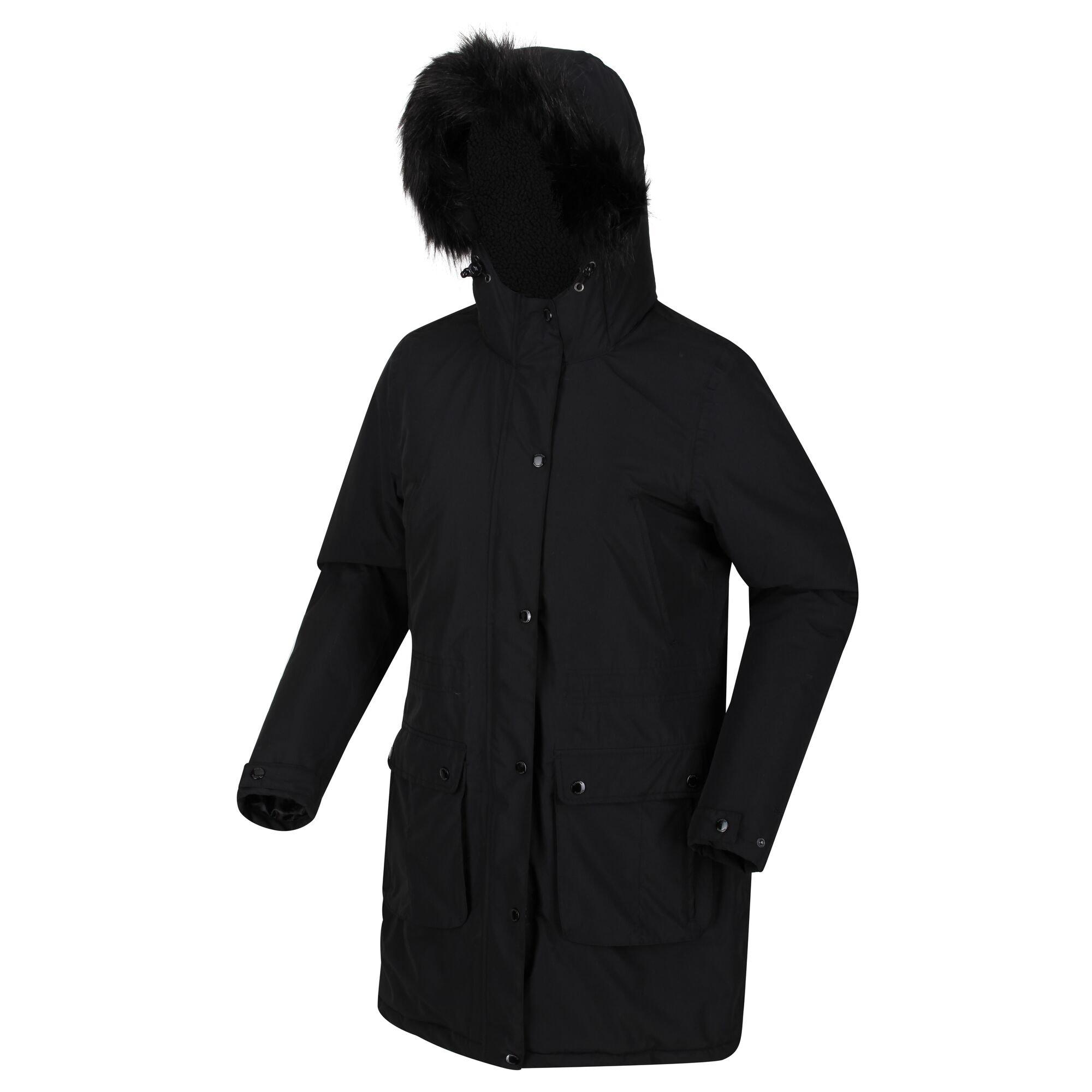 Black - Regatta - Voltera Parka Waterproof Jacket - 1