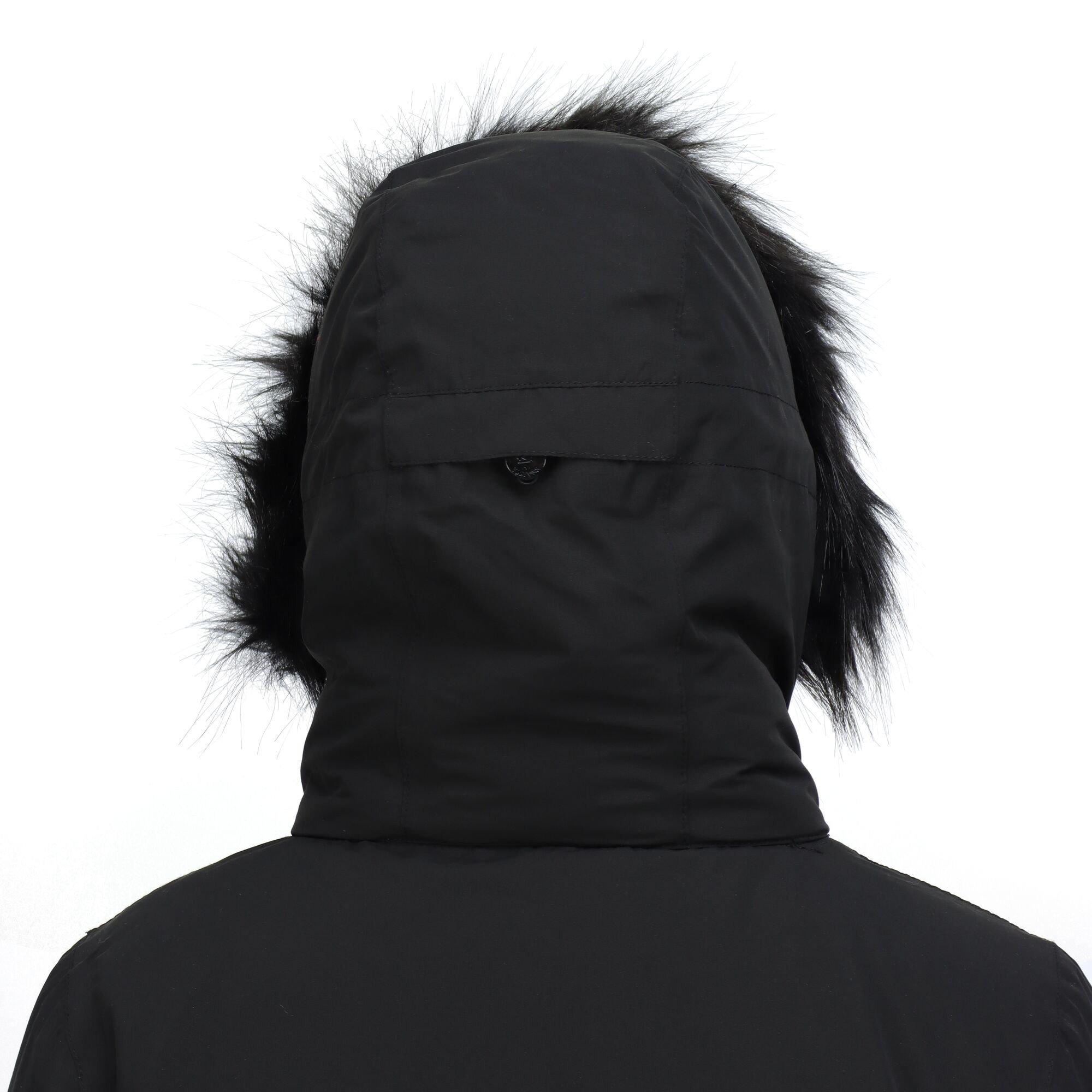 Black - Regatta - Voltera Parka Waterproof Jacket - 16