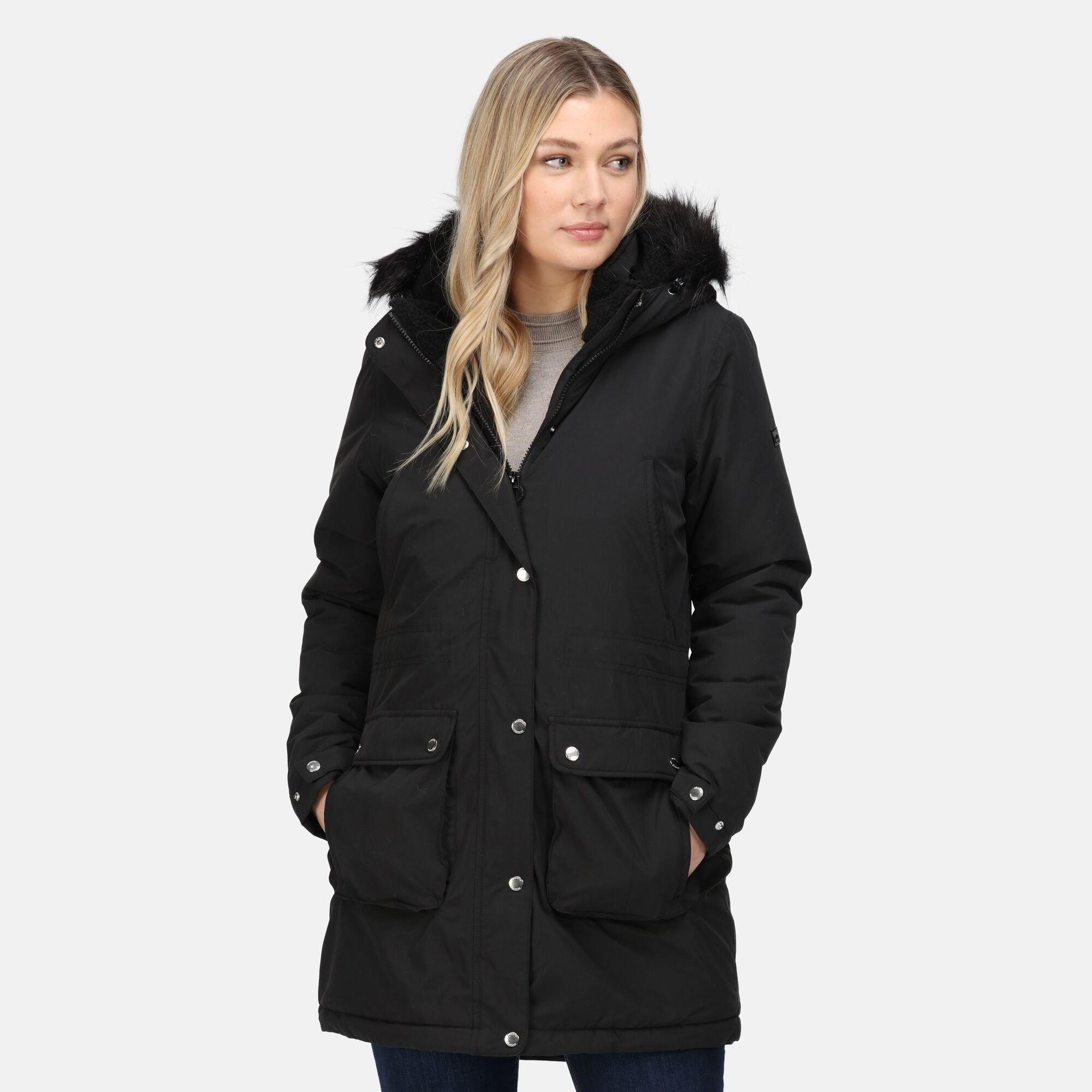 Black - Regatta - Voltera Parka Waterproof Jacket - 3