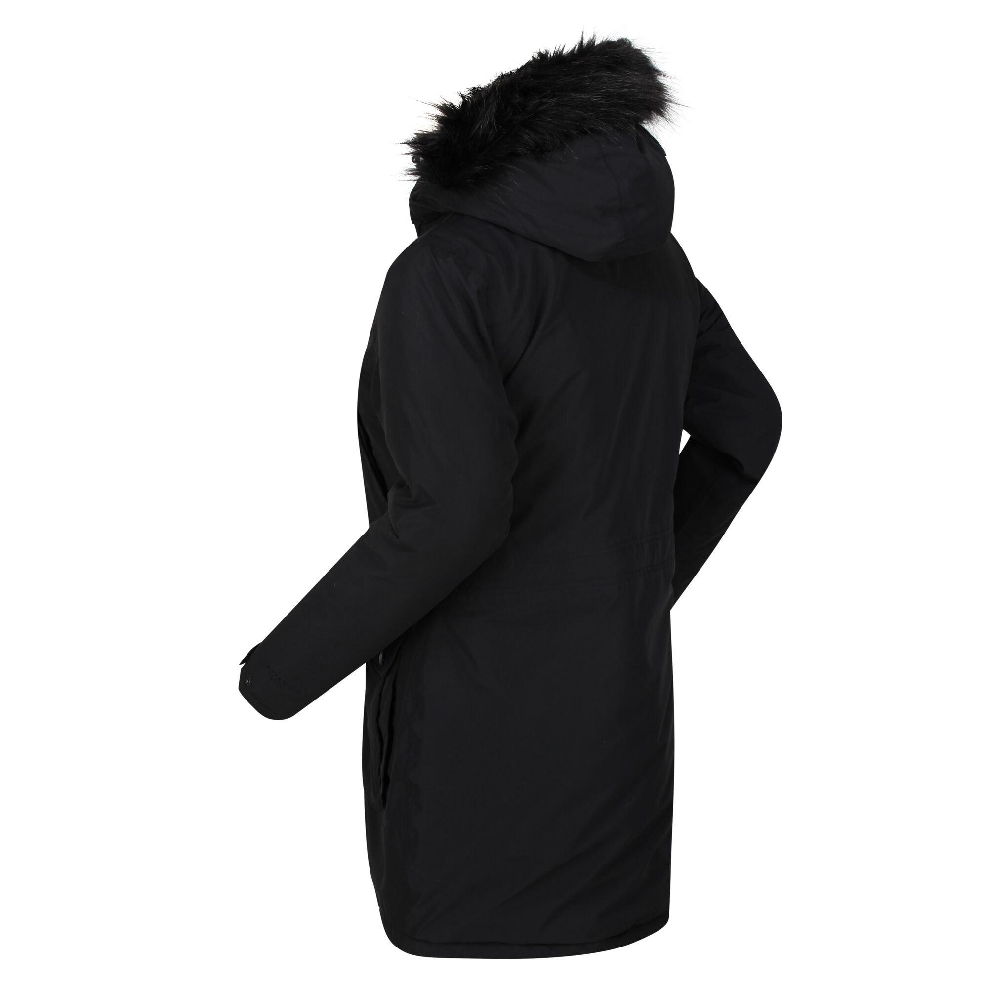 Black - Regatta - Voltera Parka Waterproof Jacket - 5