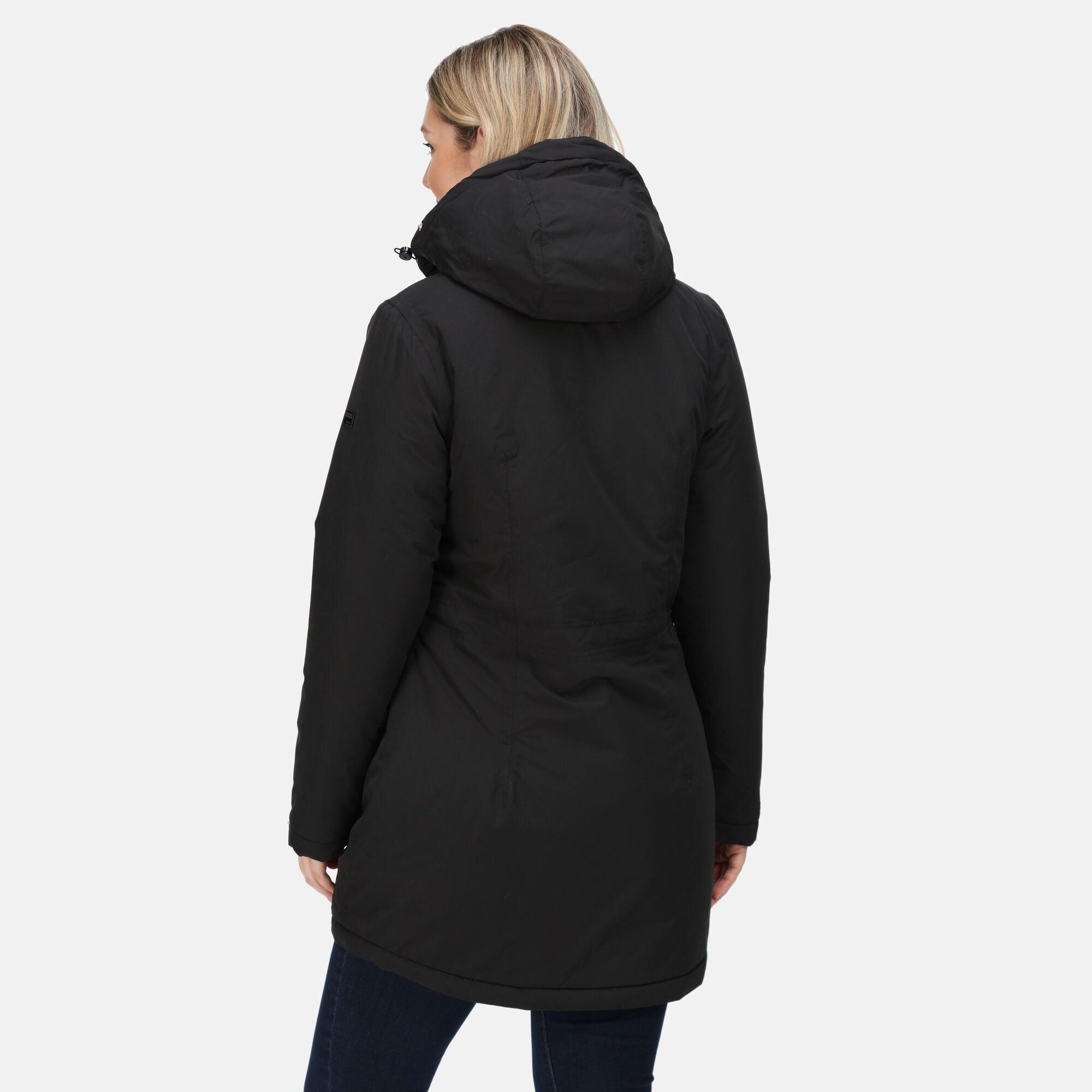 Black - Regatta - Voltera Parka Waterproof Jacket - 7