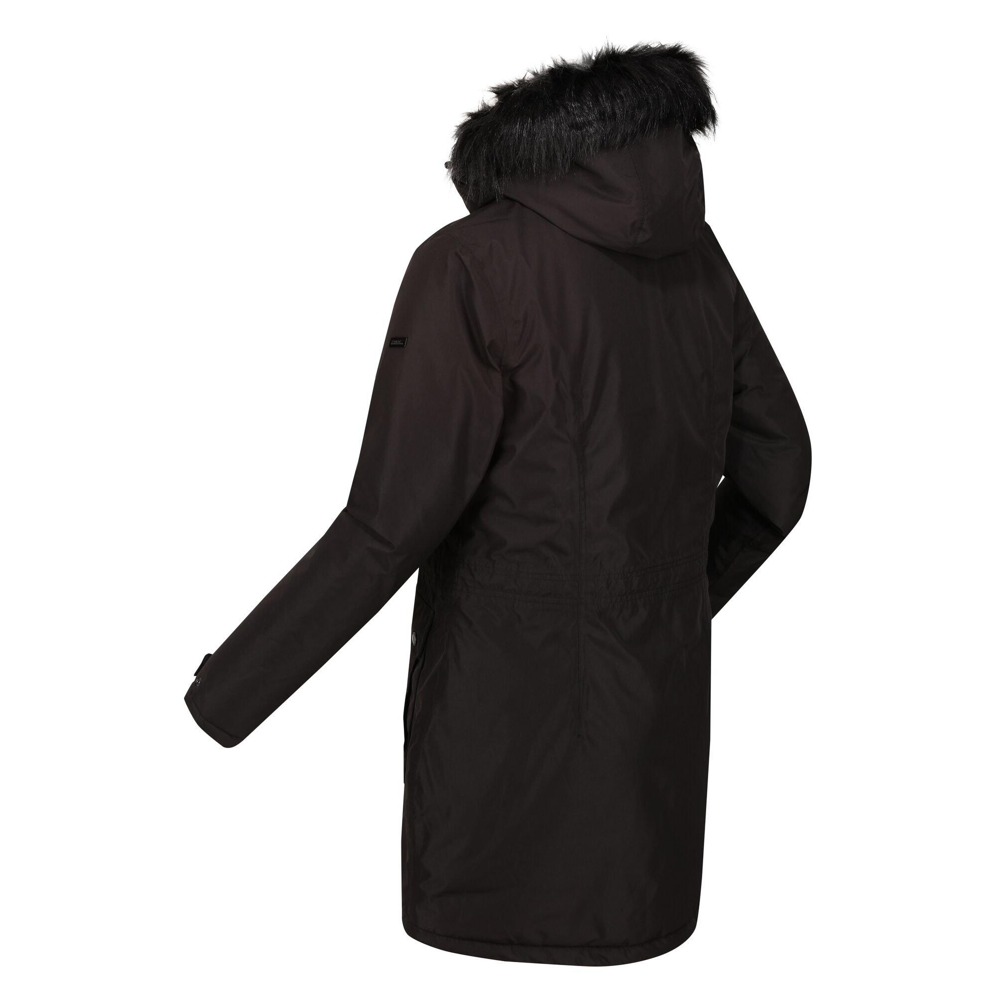 Black - Regatta - Voltera Parka Waterproof Jacket - 8