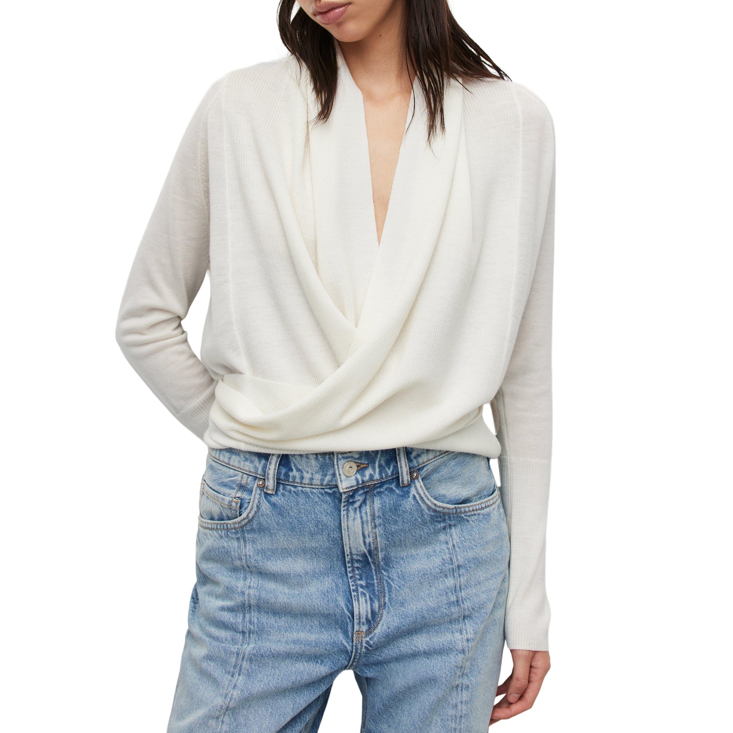 White - AllSaints - Wasson Cardigan - 2
