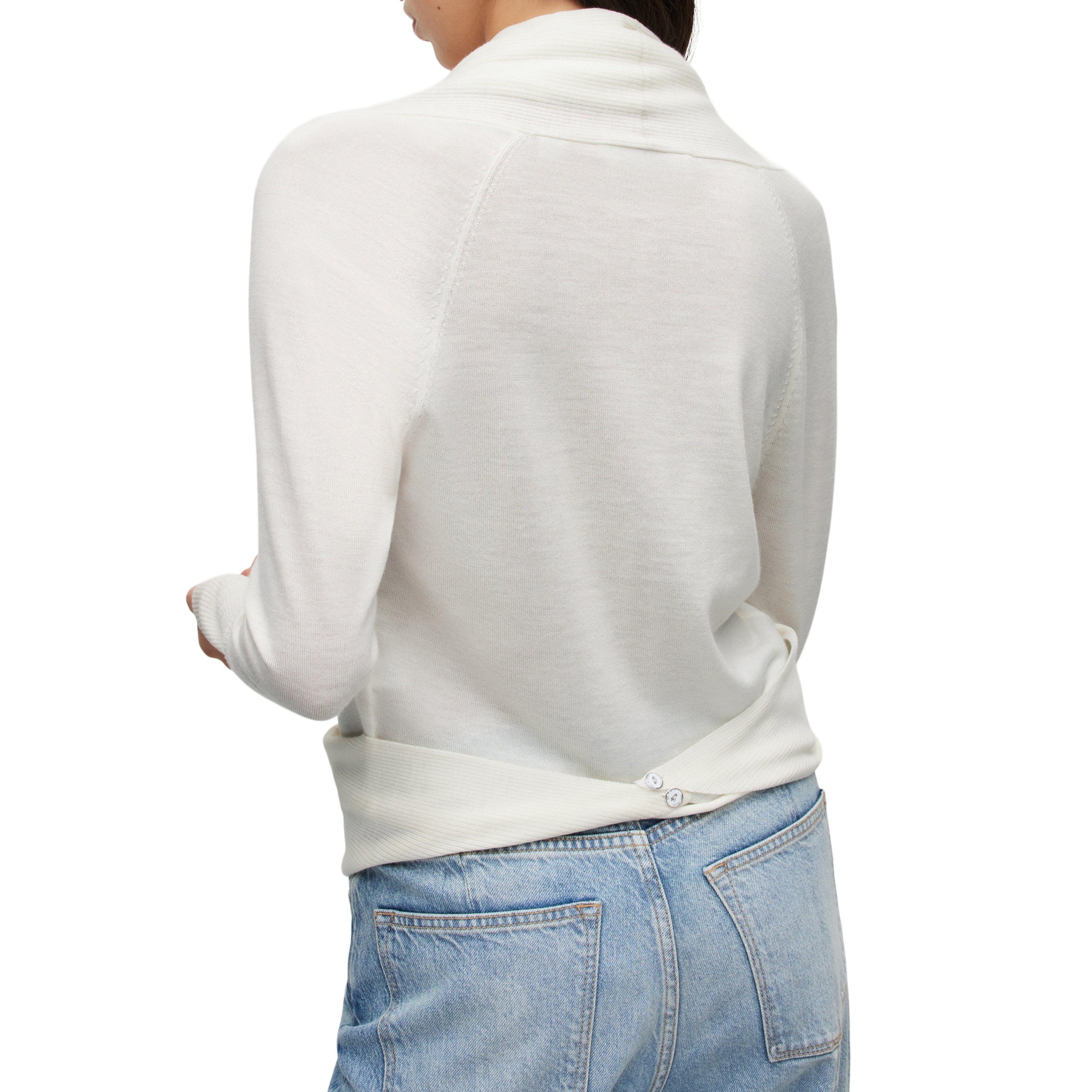 White - AllSaints - Wasson Cardigan - 3