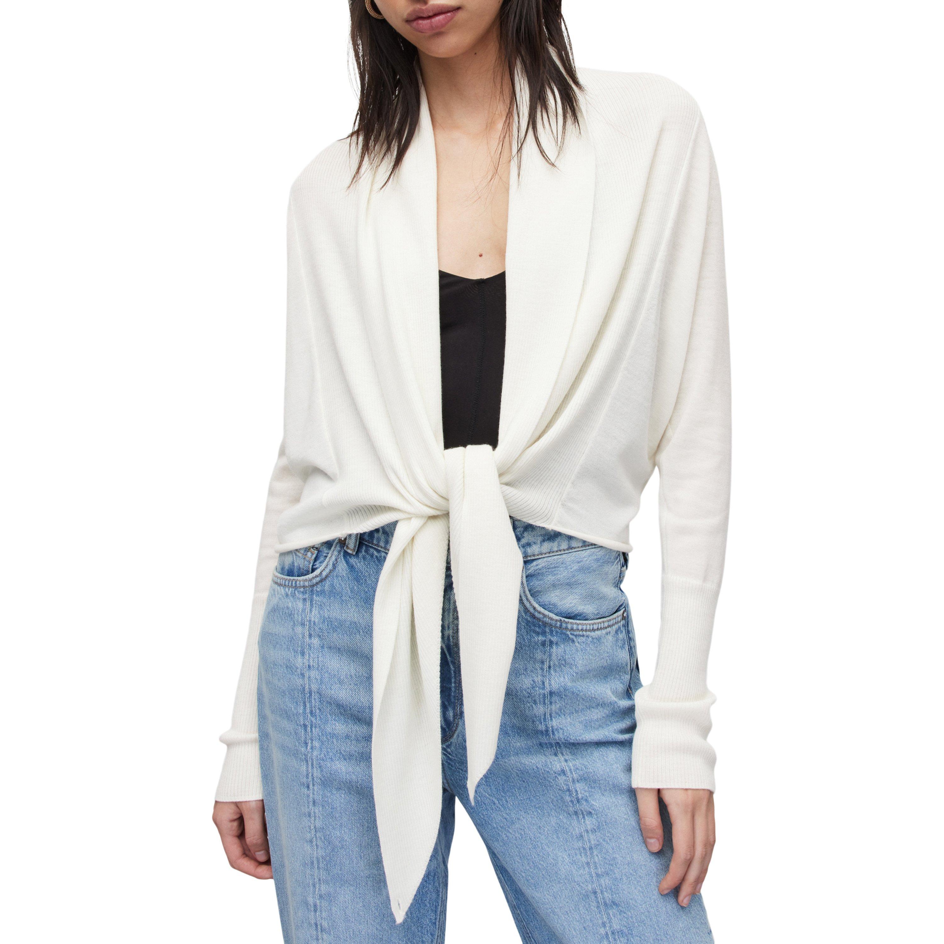 White - AllSaints - Wasson Cardigan - 5
