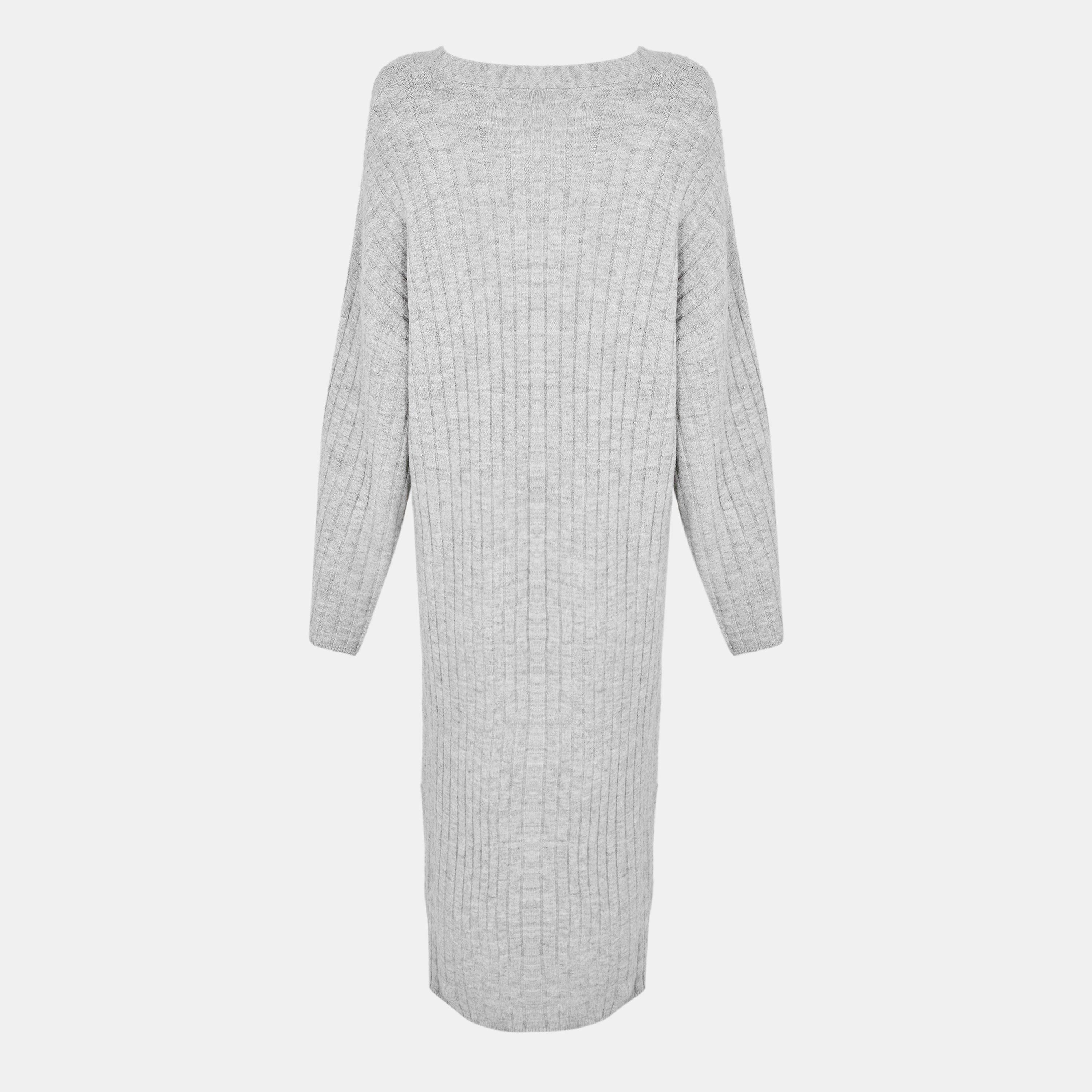 Grey Marl - Jack Wills - Longline Rib Cardigan - 2