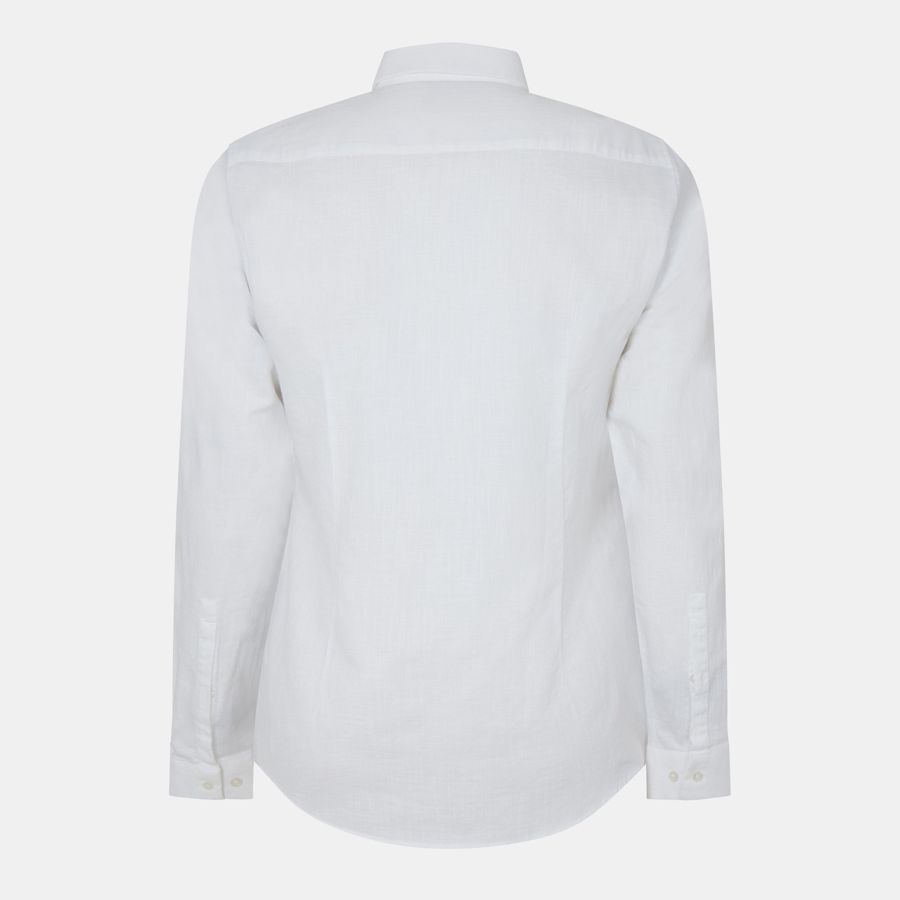 Open White - Hugo - Men's Ketran Long-Sleeve Patterned Shirt - 2