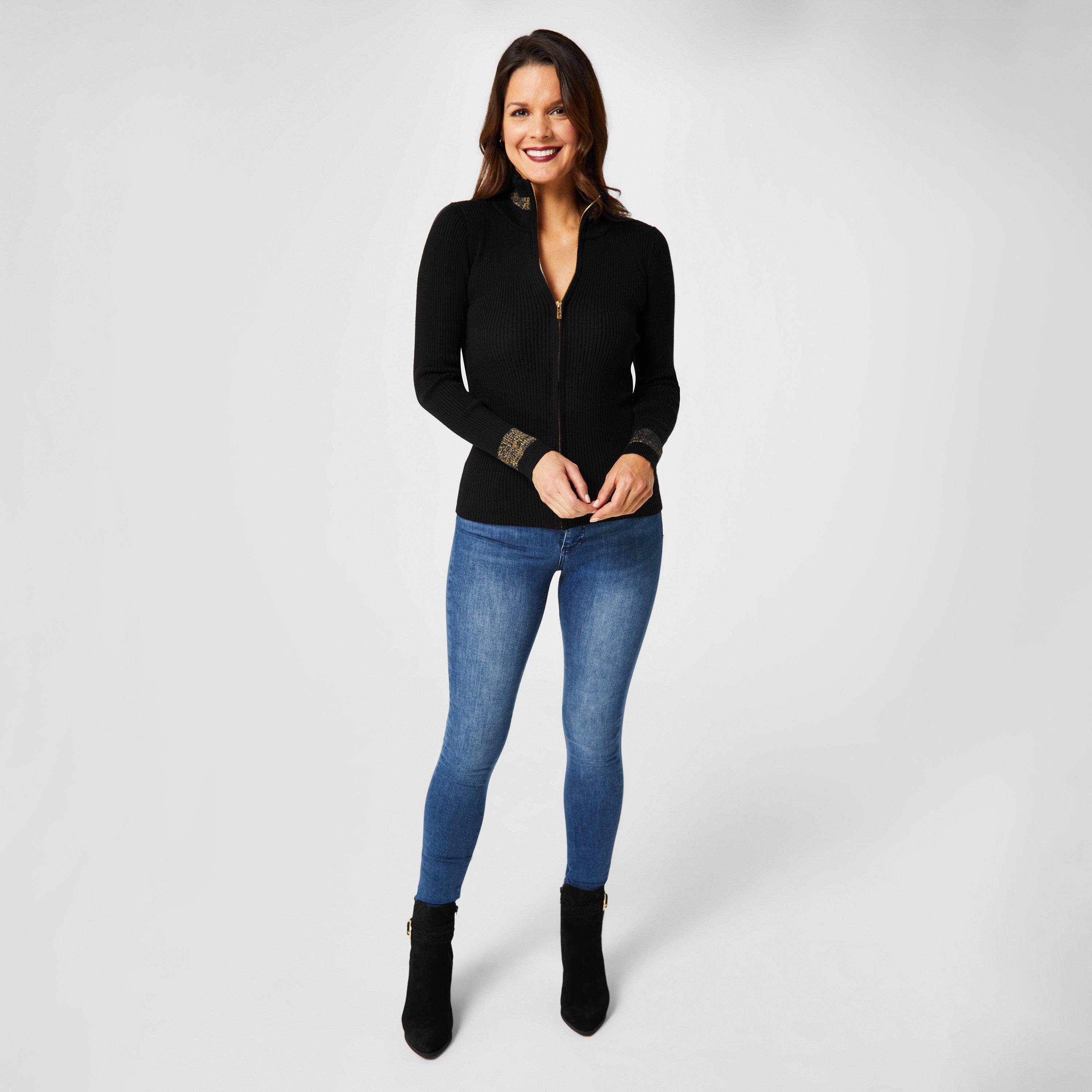 Nero - Biba - Zip Through Cardigan - 4