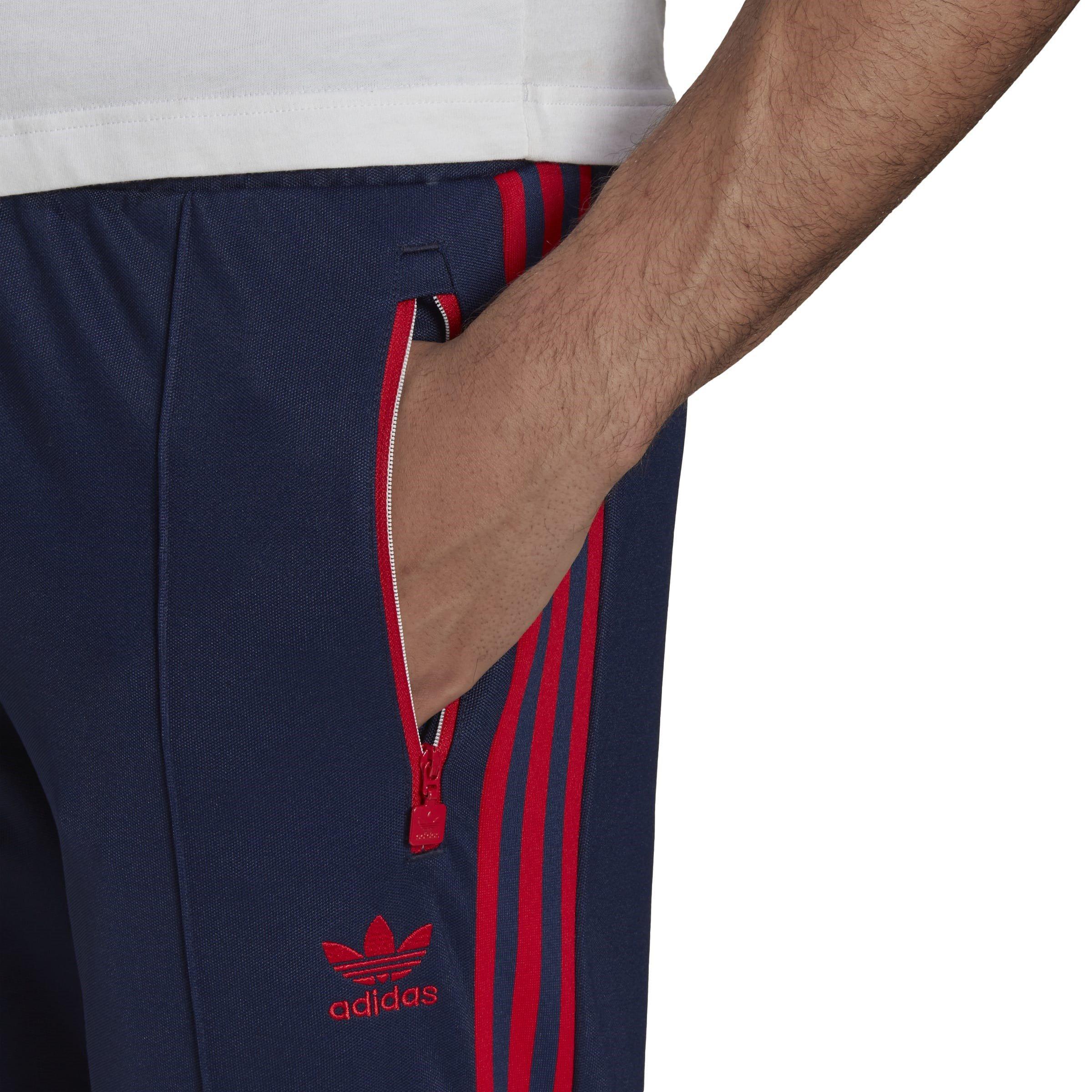 Navy - adidas Originals - Open Hem Poly Joggers - 5