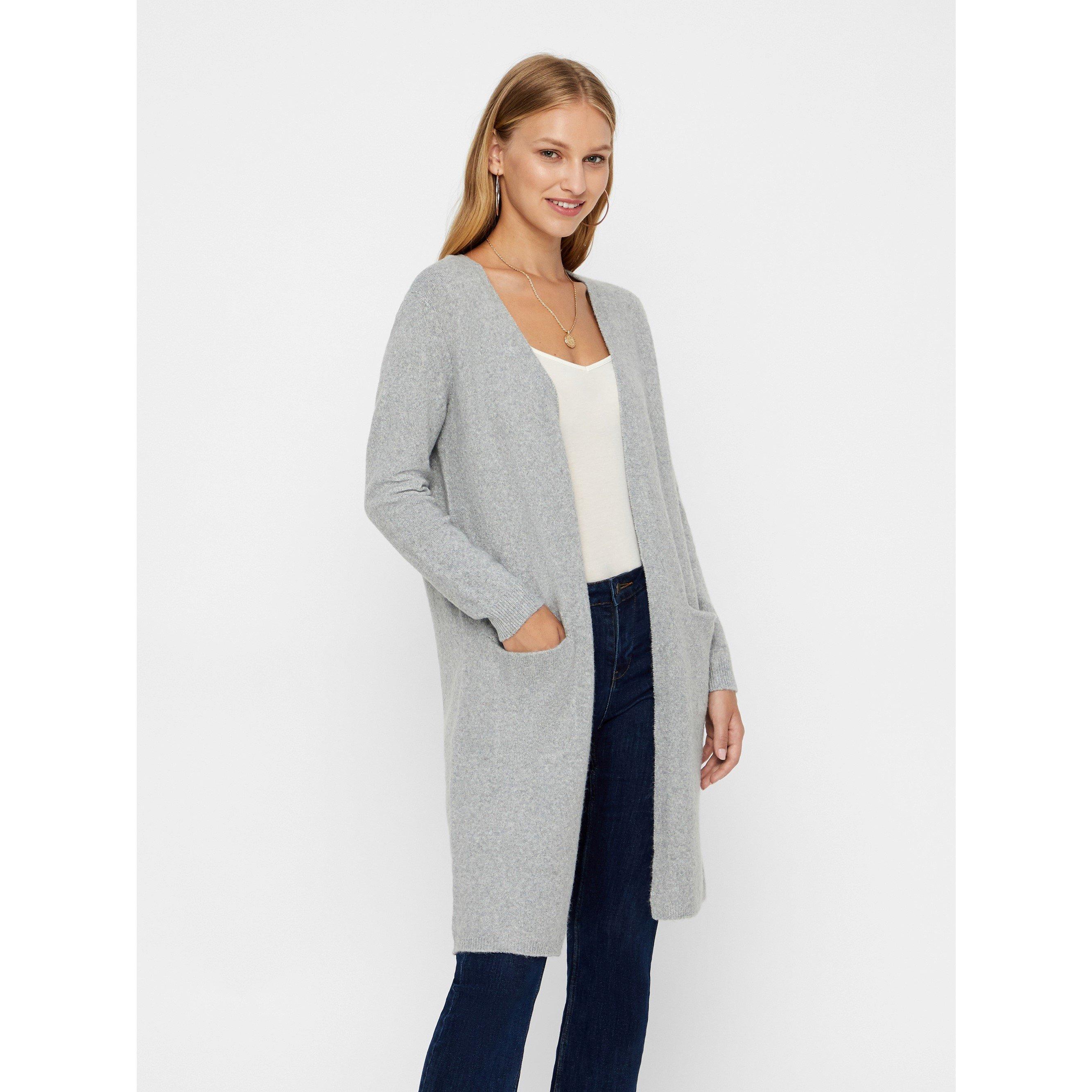 Grau - Vero Moda - Women&#x27;s Doffy Knitted Cardigan - 2