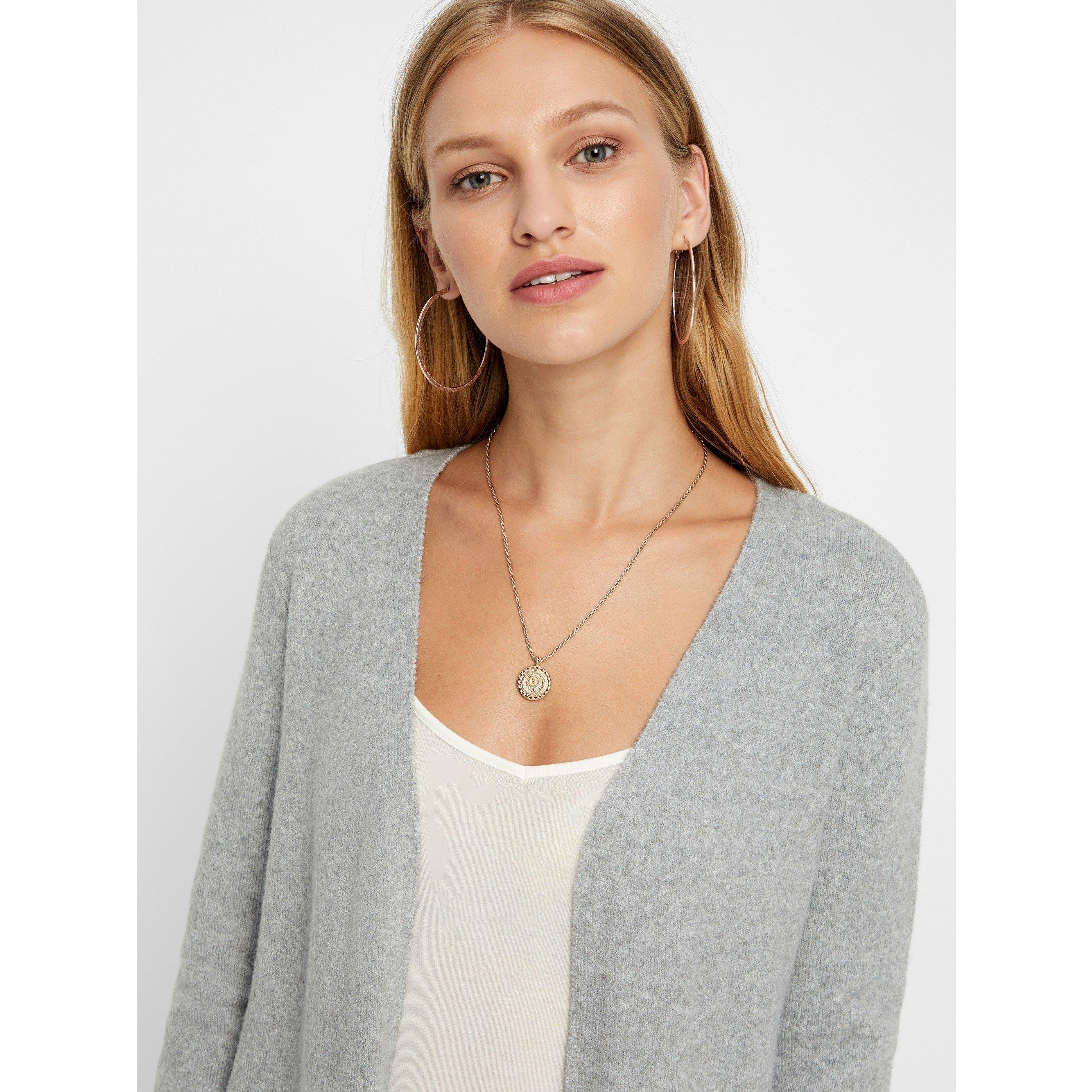 Grau - Vero Moda - Women&#x27;s Doffy Knitted Cardigan - 5
