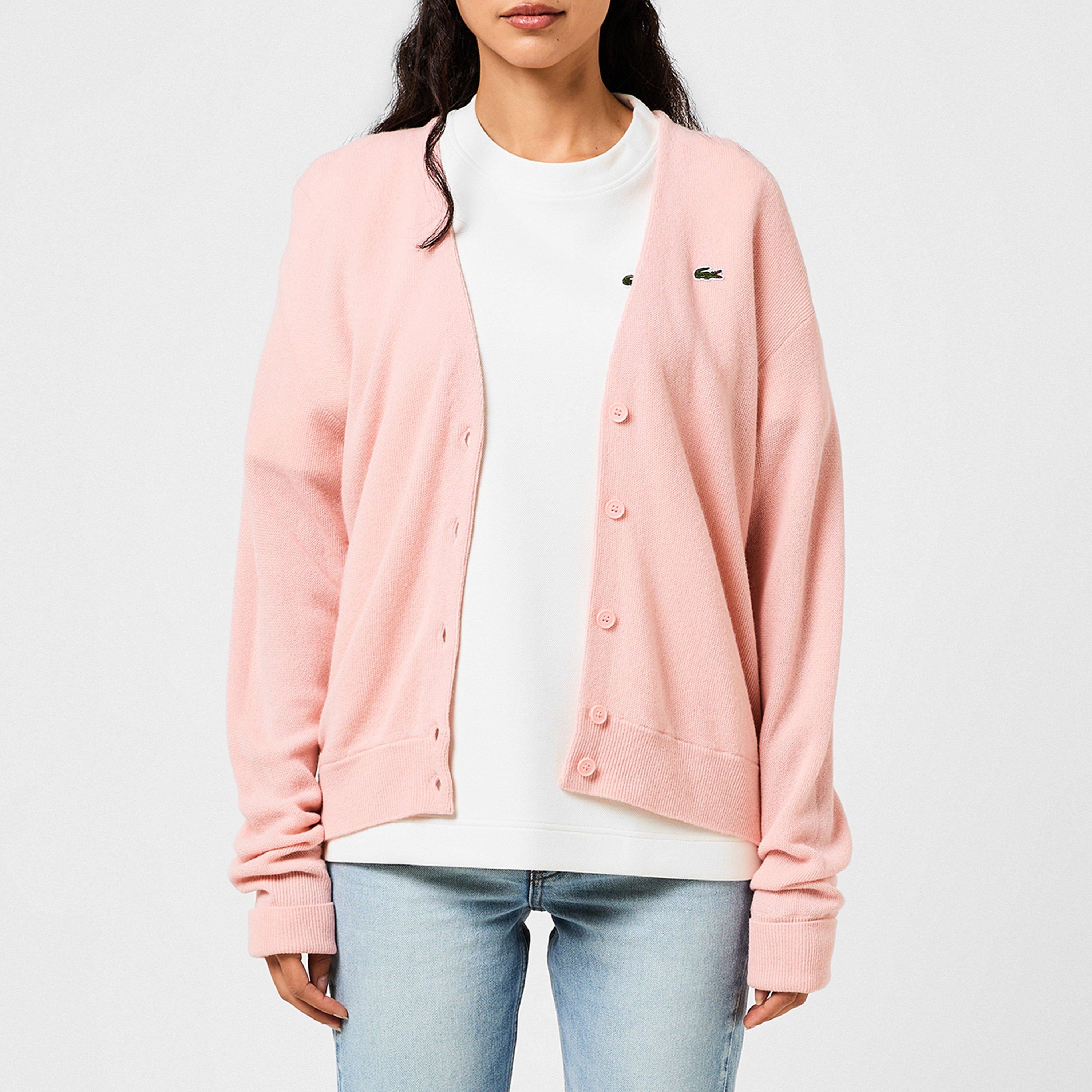 Lacoste pink sweater hotsell