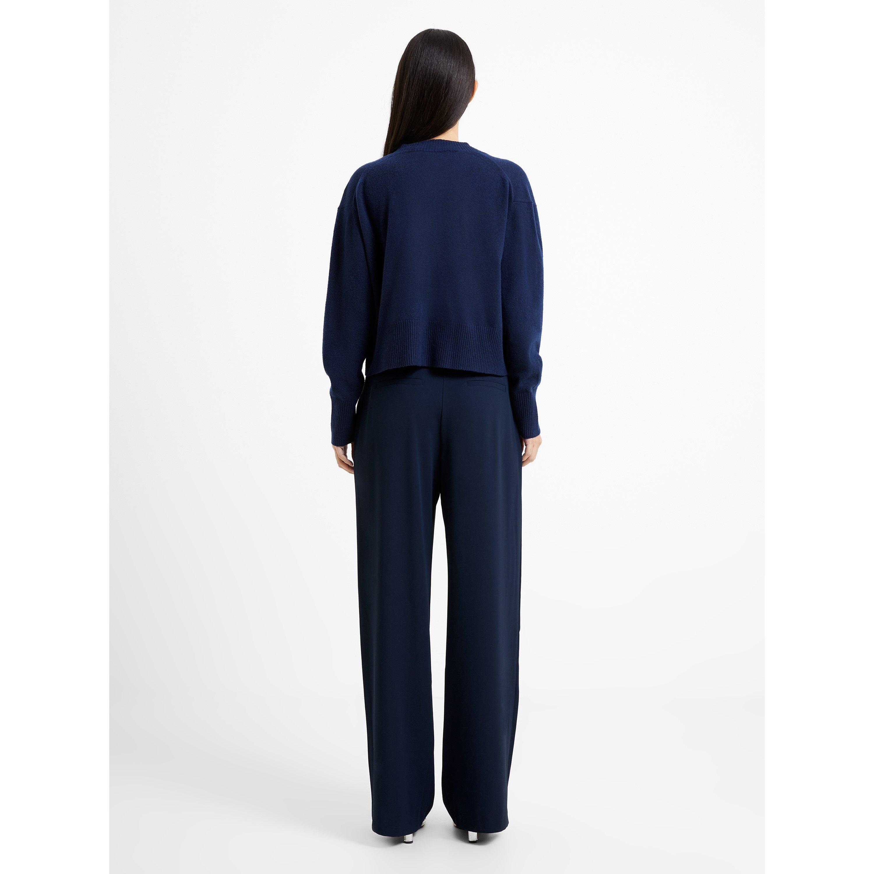 40-Indigo - French Connection - Women's Vhari Diamante Embroidered Cardigan - 4