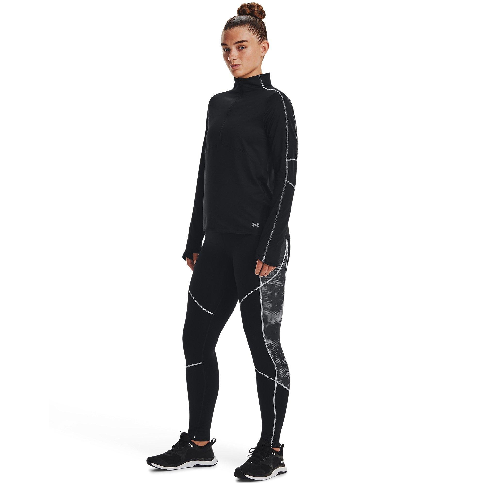 Black/JetGry - Under Armour - Half Zip Top Womens - 4